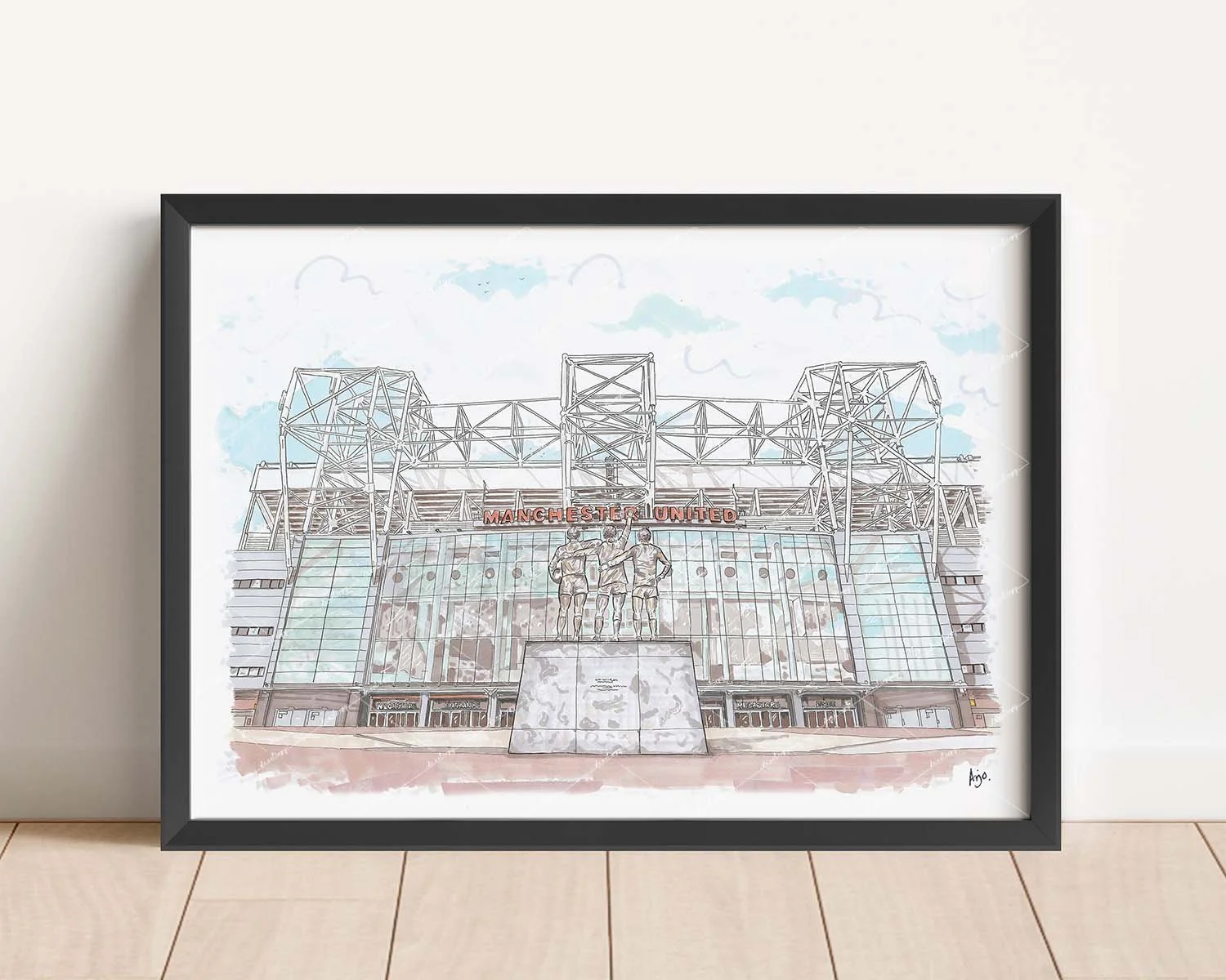 Manchester United Football Club Old Trafford Stadium Prints
