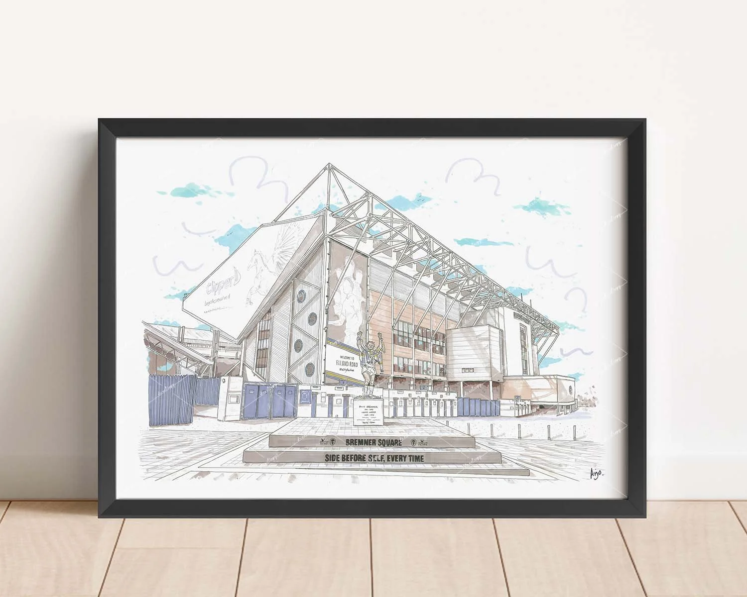 Leeds United Football Club Elland Road Stadium Prints
