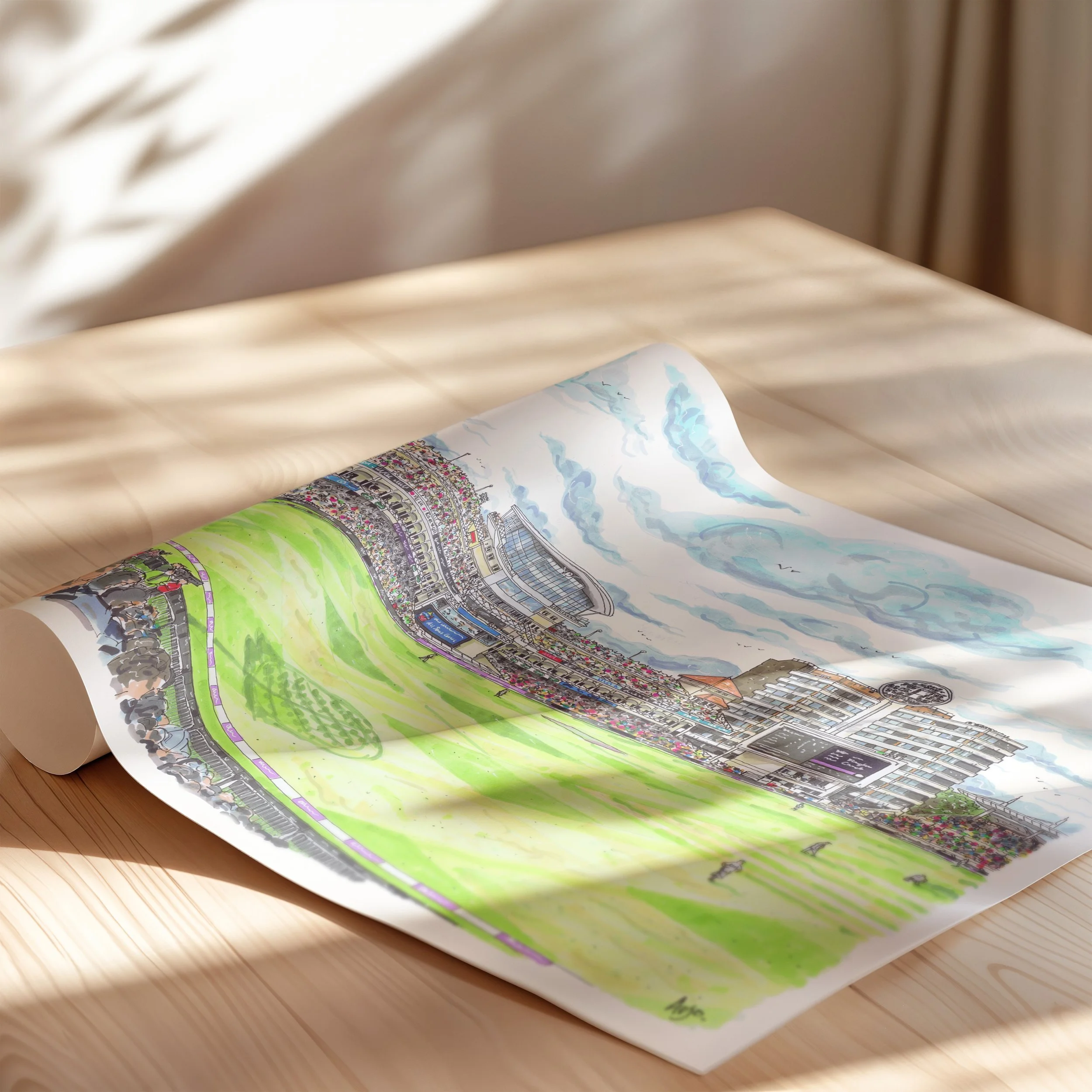 Trent Bridge rolled print.jpg
