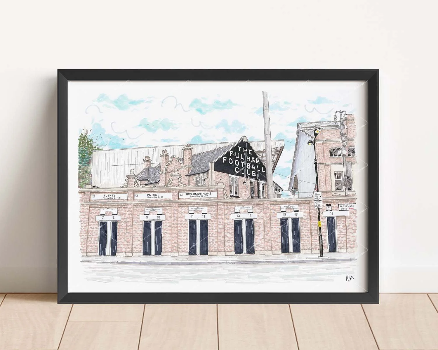 Fulham Football Club Stadium Prints