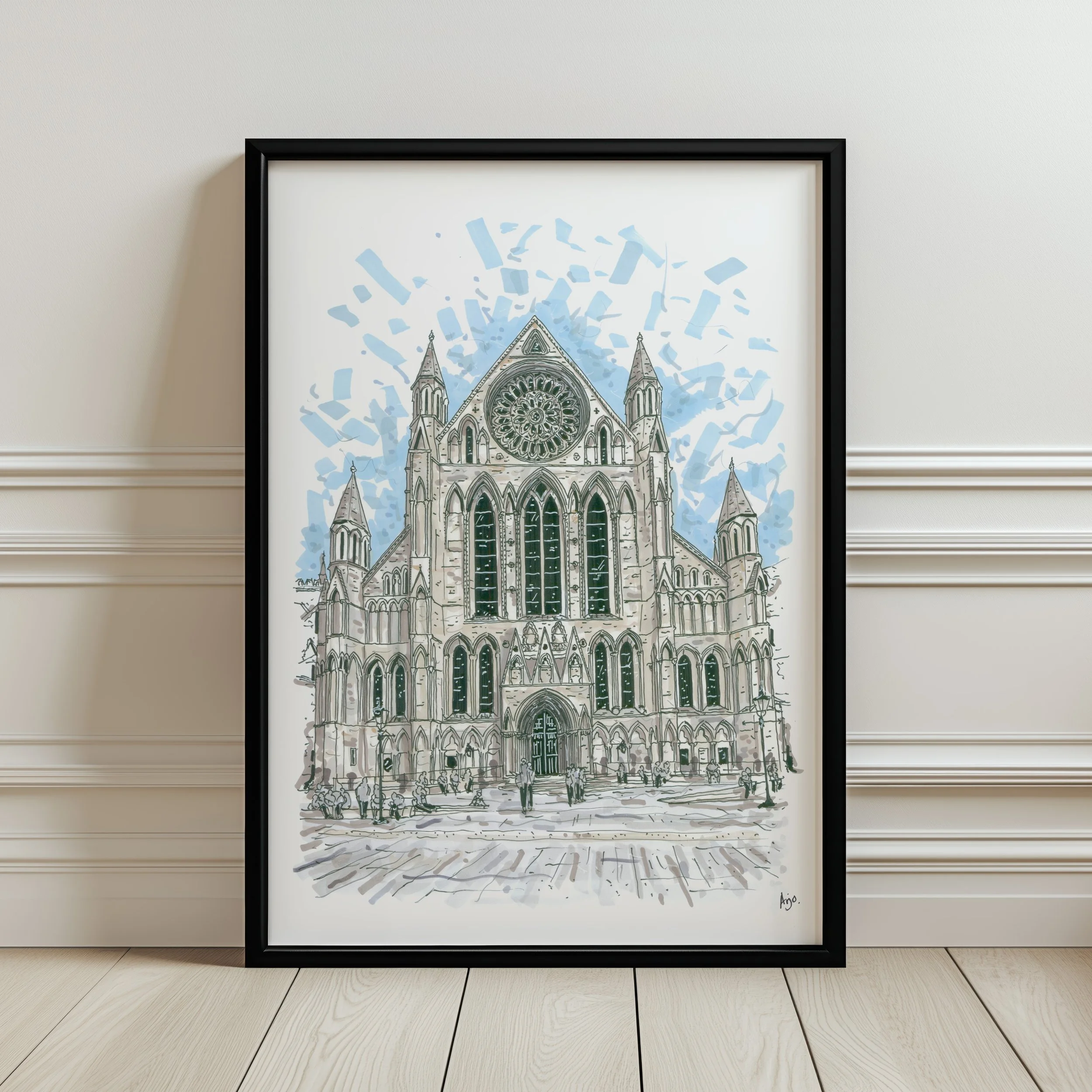 York minster gate black frame.jpg