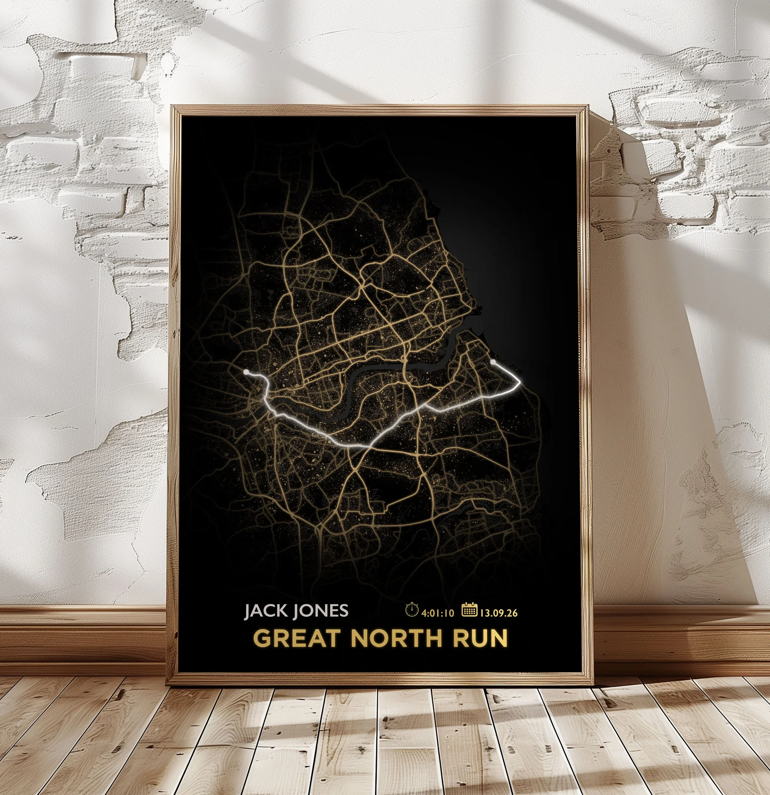 Great north run print in frame.jpg