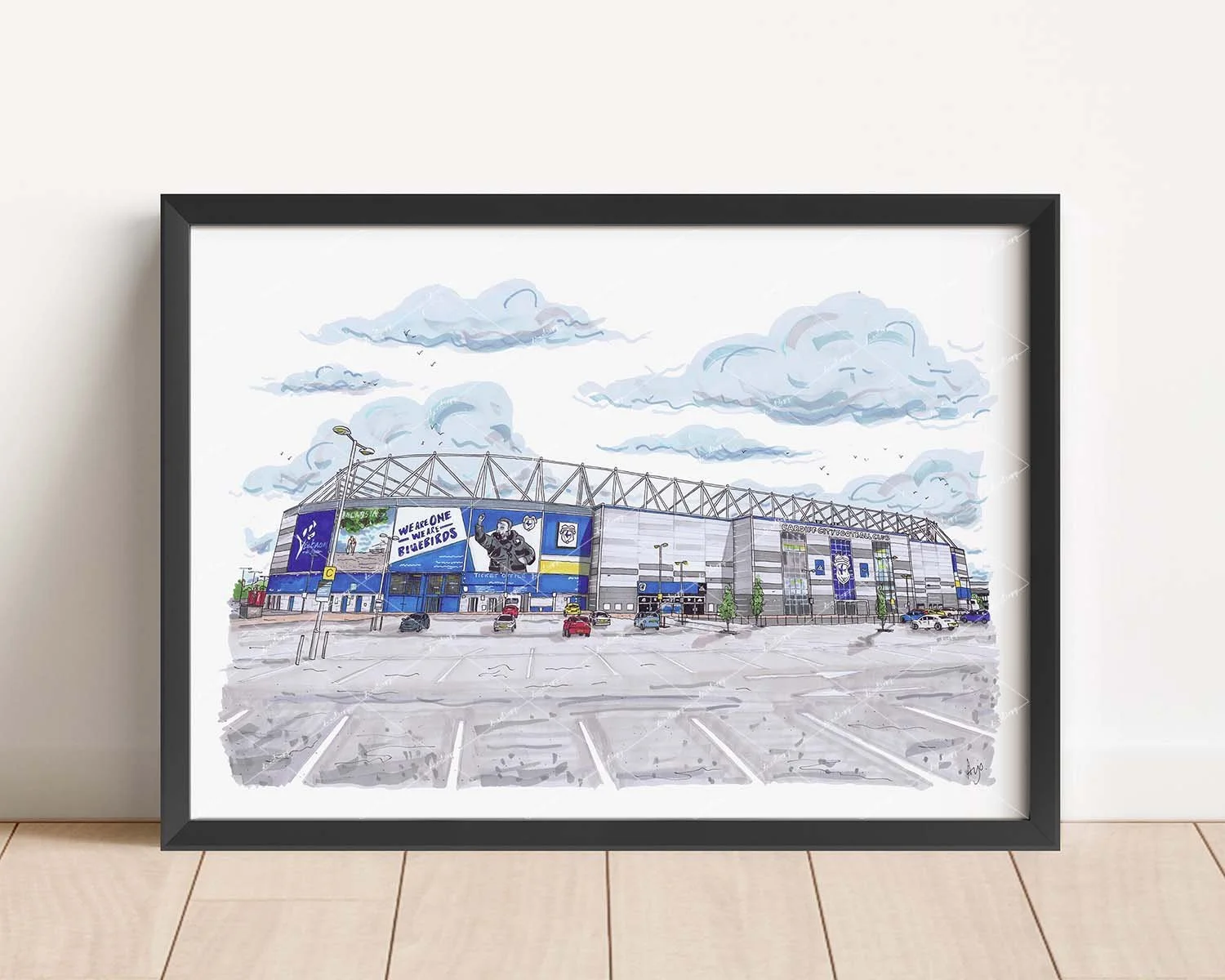 Cardiff City FC Stadium Prints