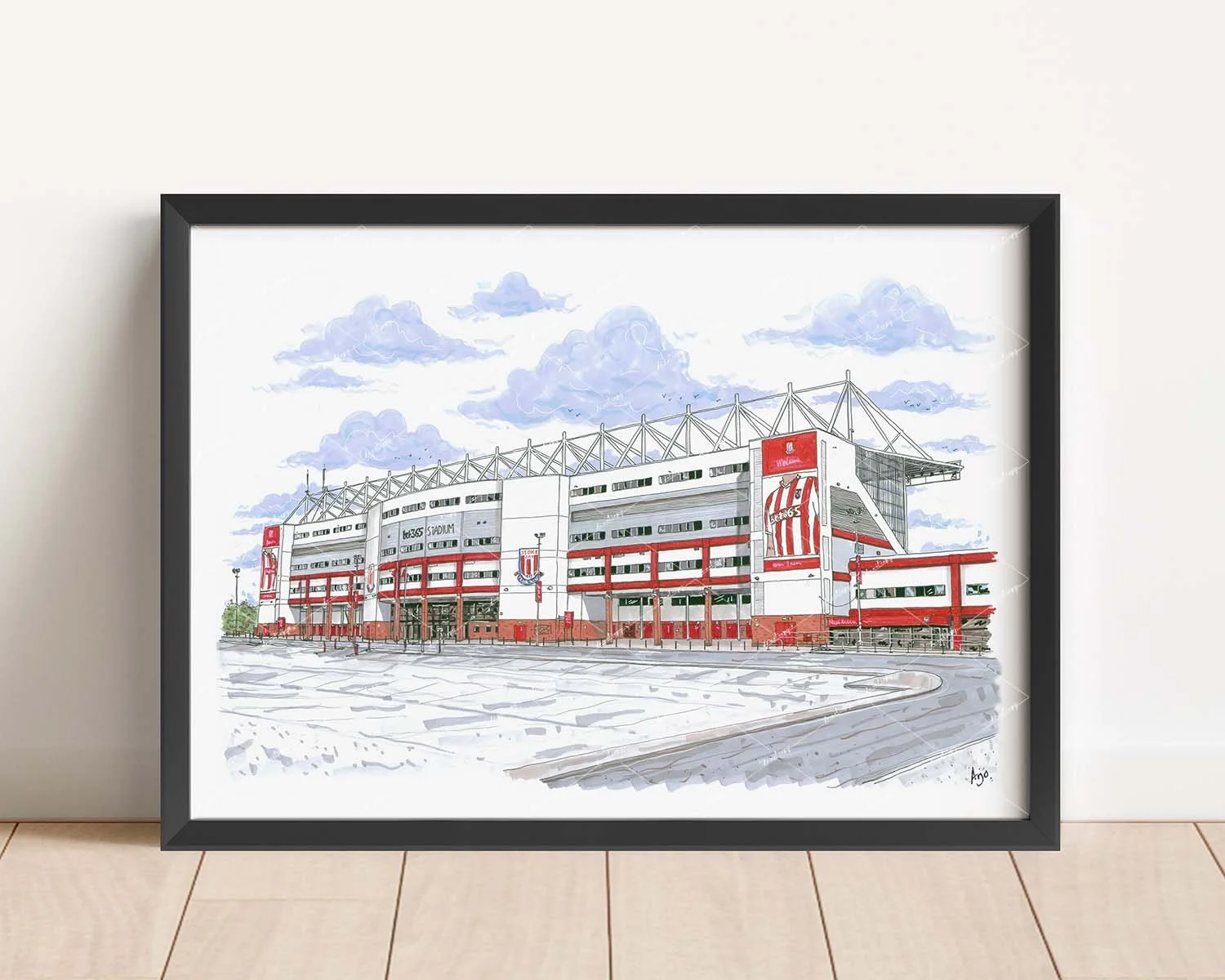 Stoke City Football Club Bet 365 Stadium Prints