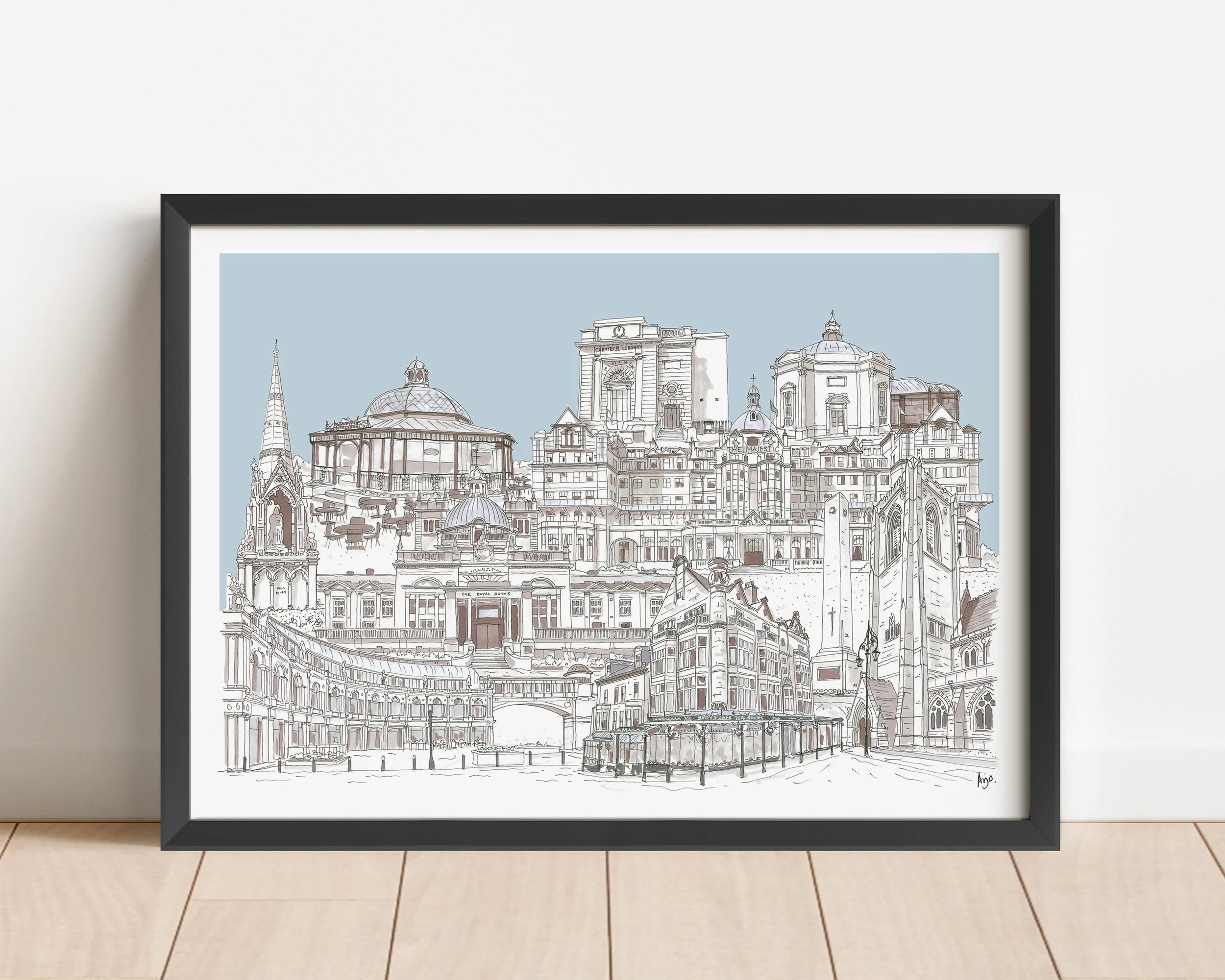Harrogate collage Blue Black frame.jpg