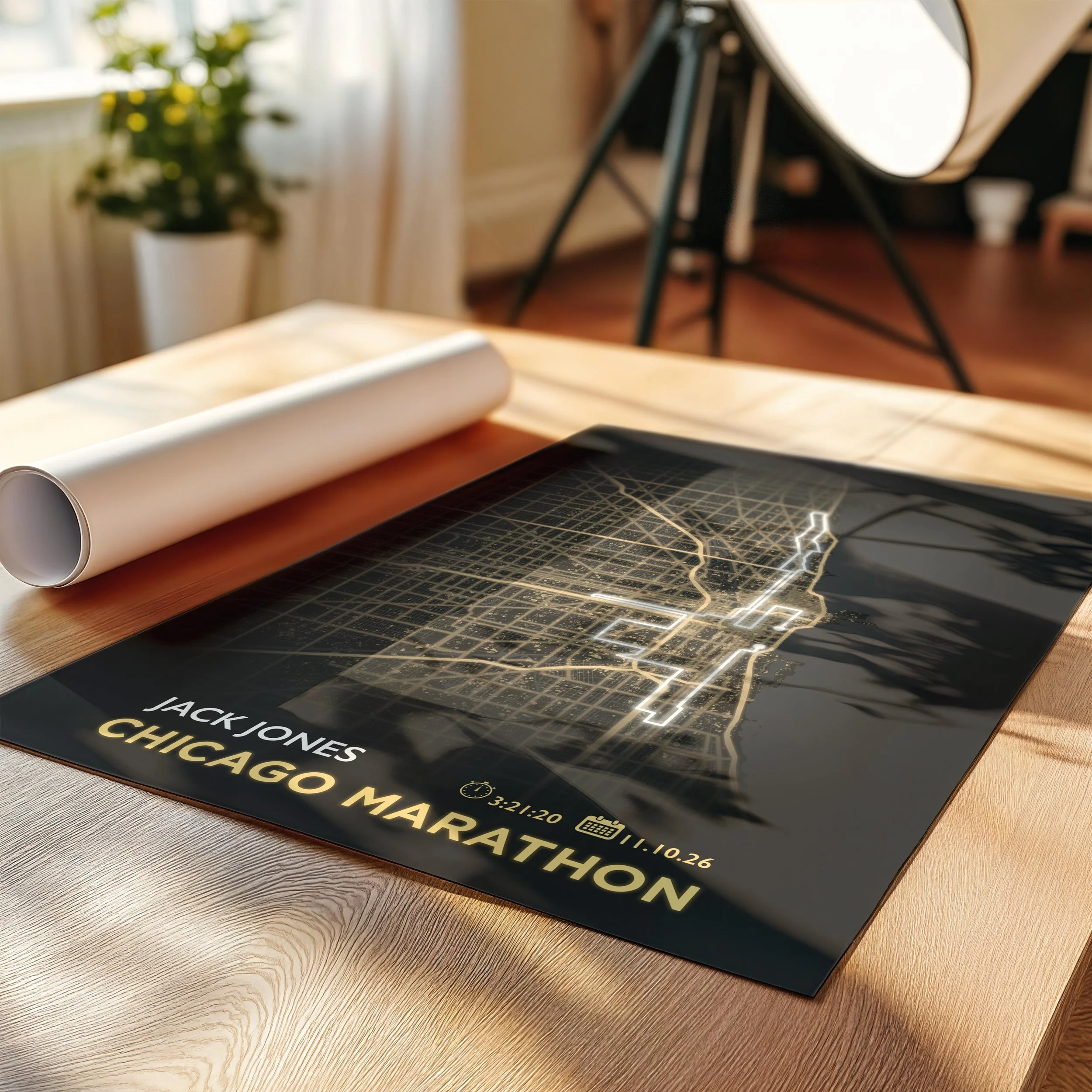 Chicago marathon Print on table setting.jpg