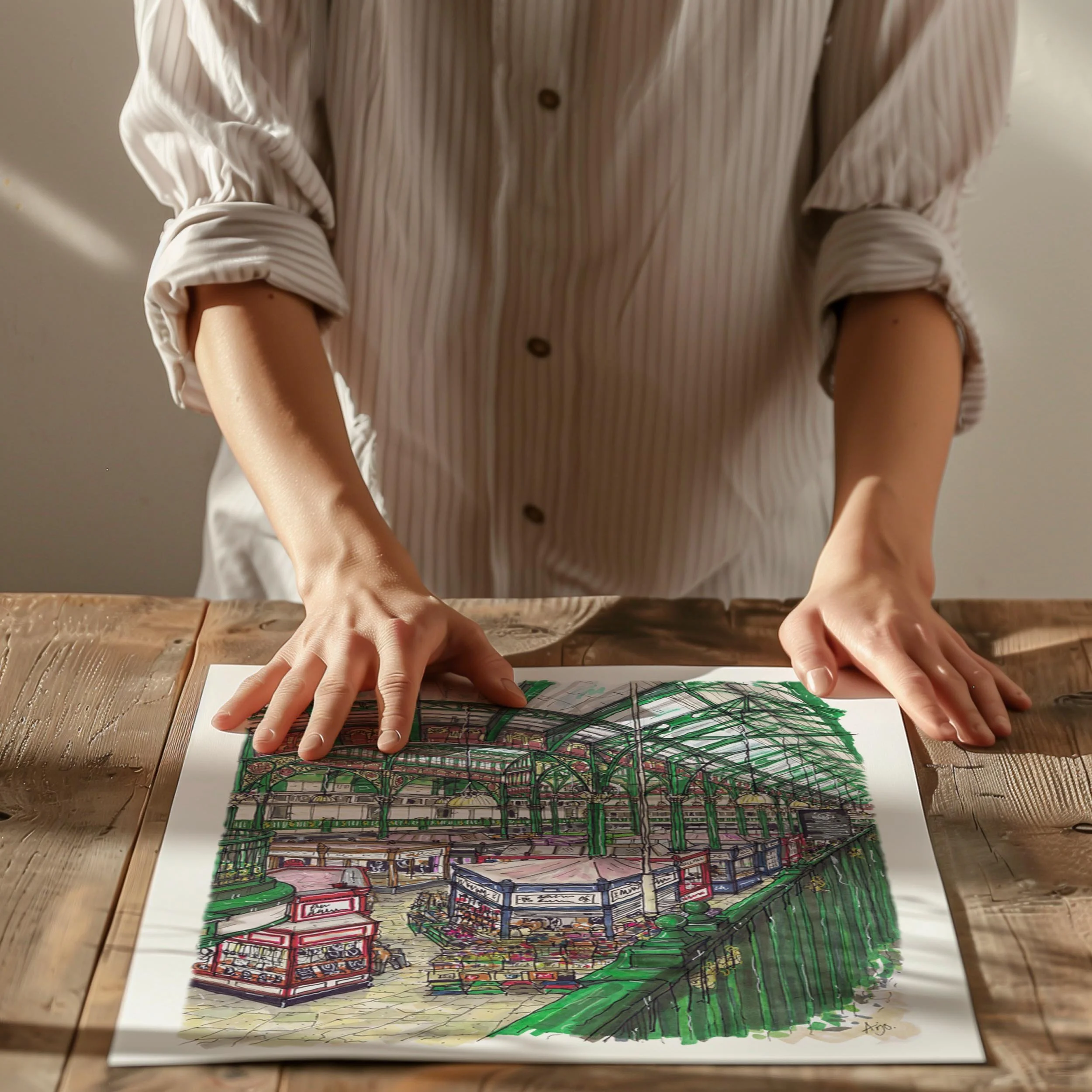 leeds market interior print with person.jpg
