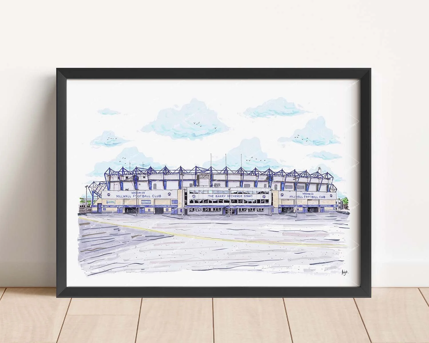 Millwall Football Club The Den Stadium Prints