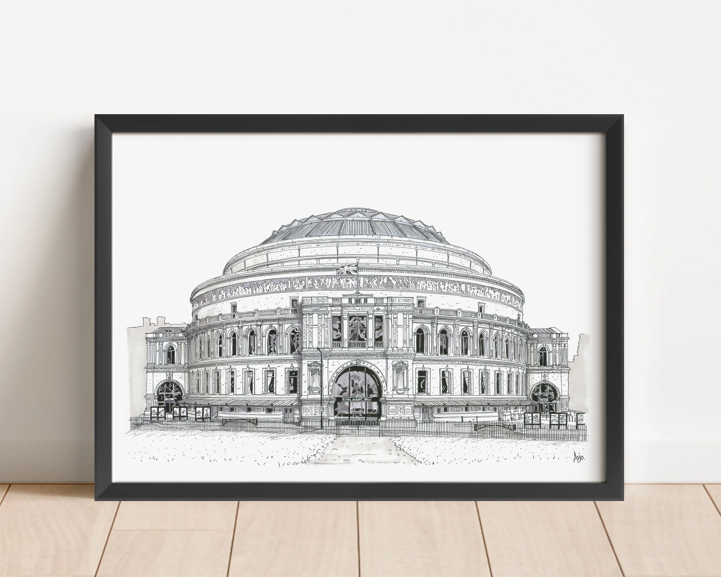 Royal albert hall Black frame.jpg