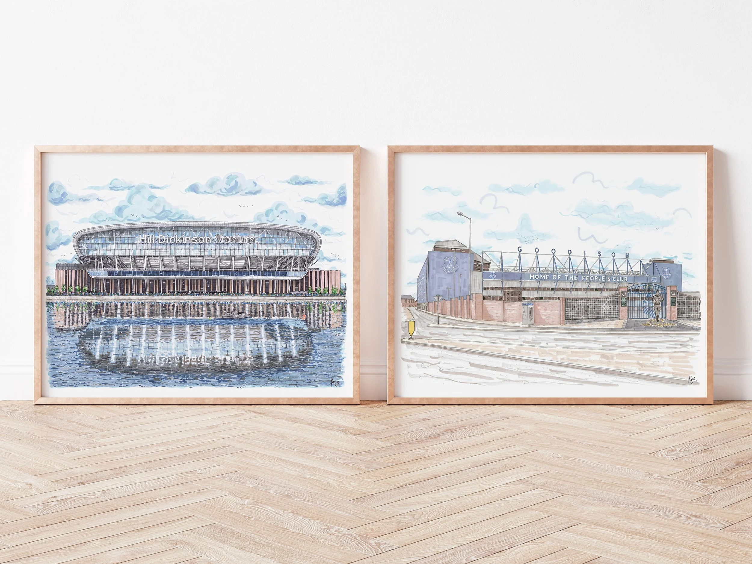 Everton Set of x2 framed.jpg