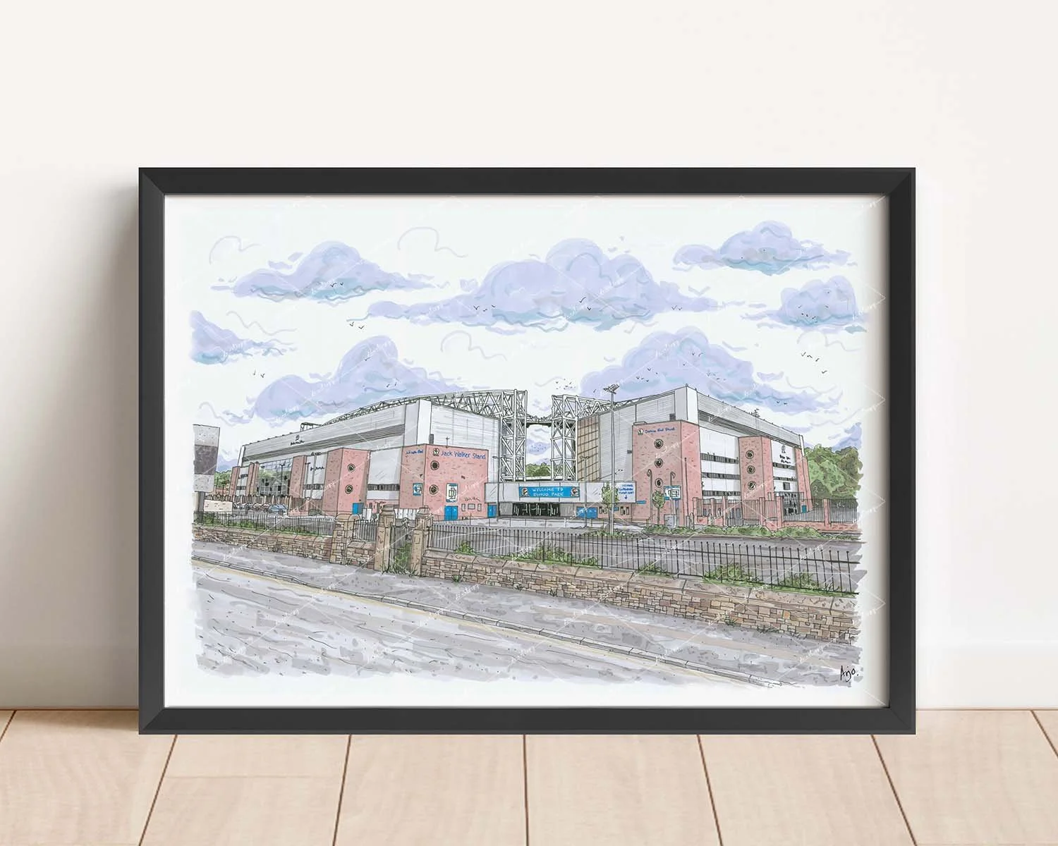 Blackburn Rovers FC Ewood Park Stadium Prints