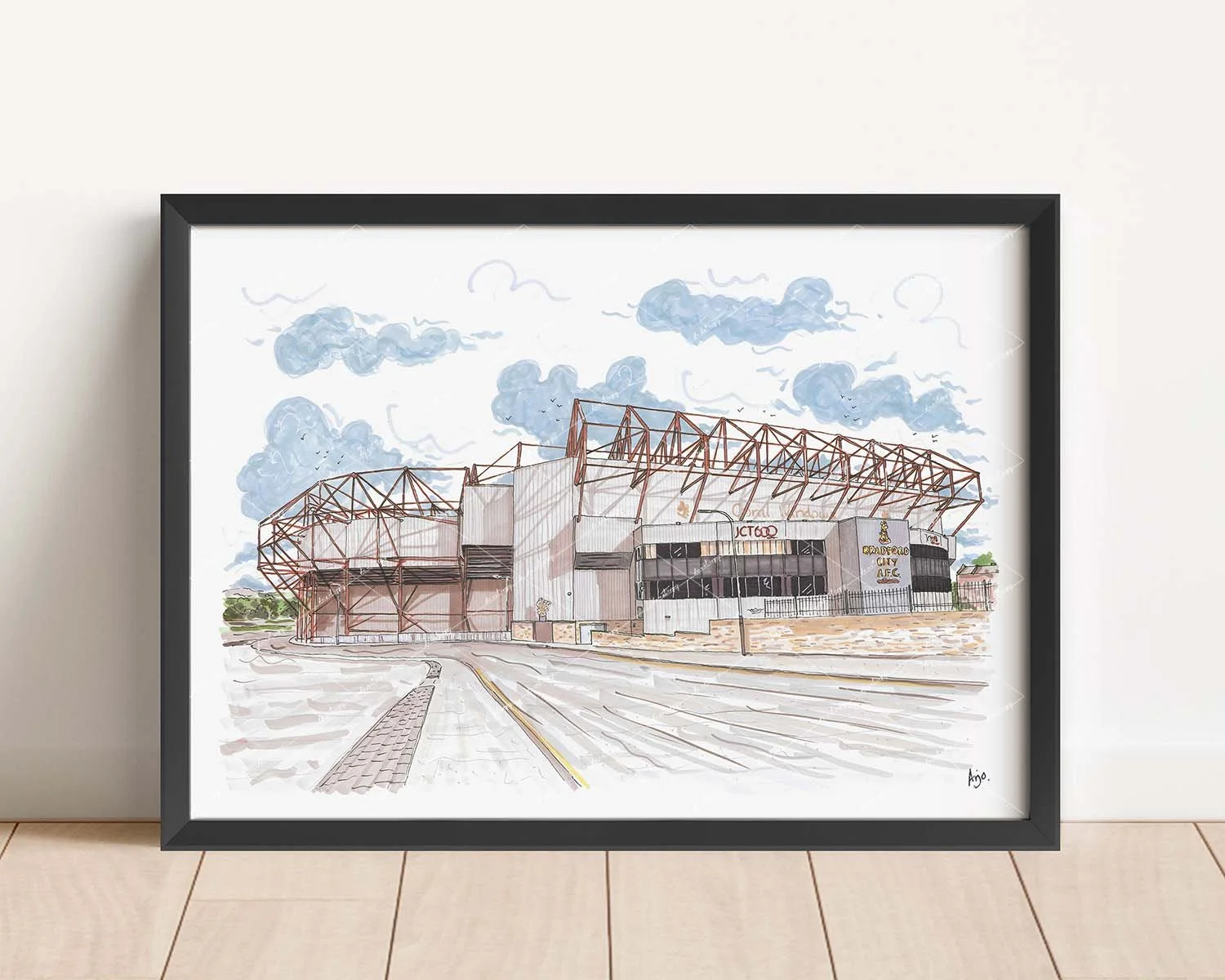 Bradford City Football Club Valley Parade Stadium Prints
