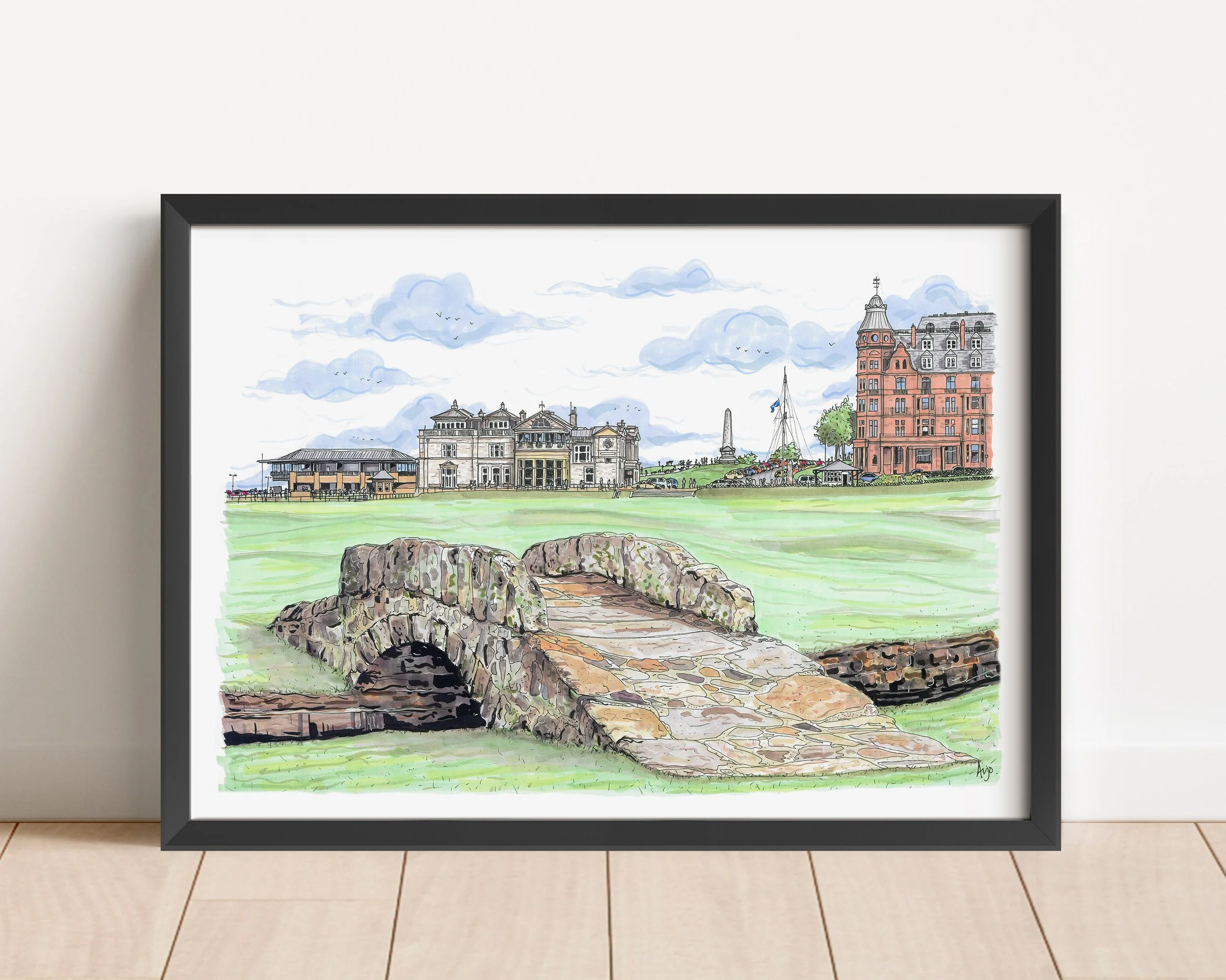 St Andrews Black frame.jpg