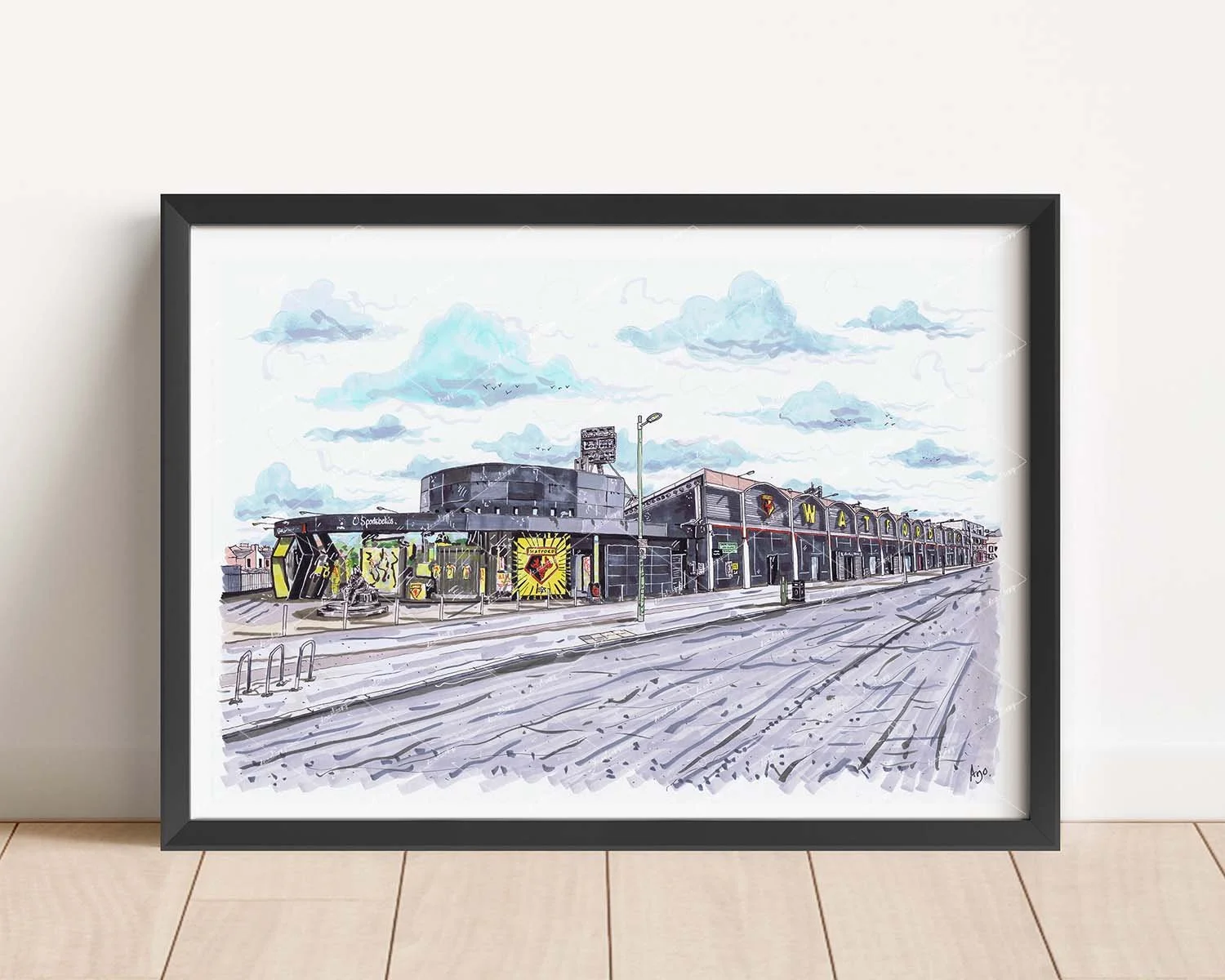 Watford Football Club Vicarage Road Stadium Prints