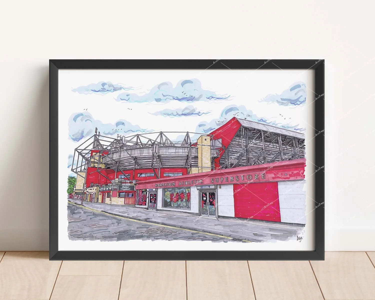 Charlton Athletic Football Club The Valley Stadium Prints