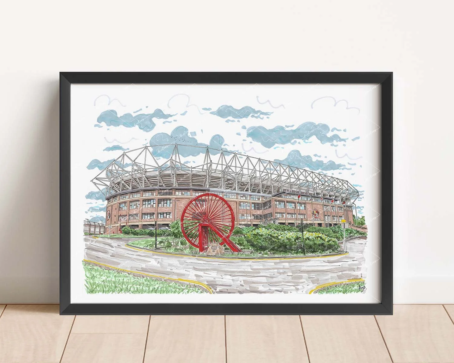 Sunderland A.F.C. Football Club Stadium of Light Prints