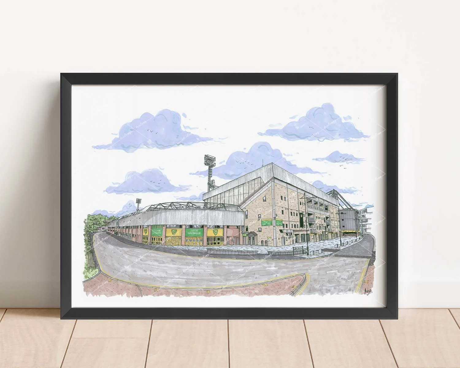 Norwich City Football Club Carrow Road Stadium Prints