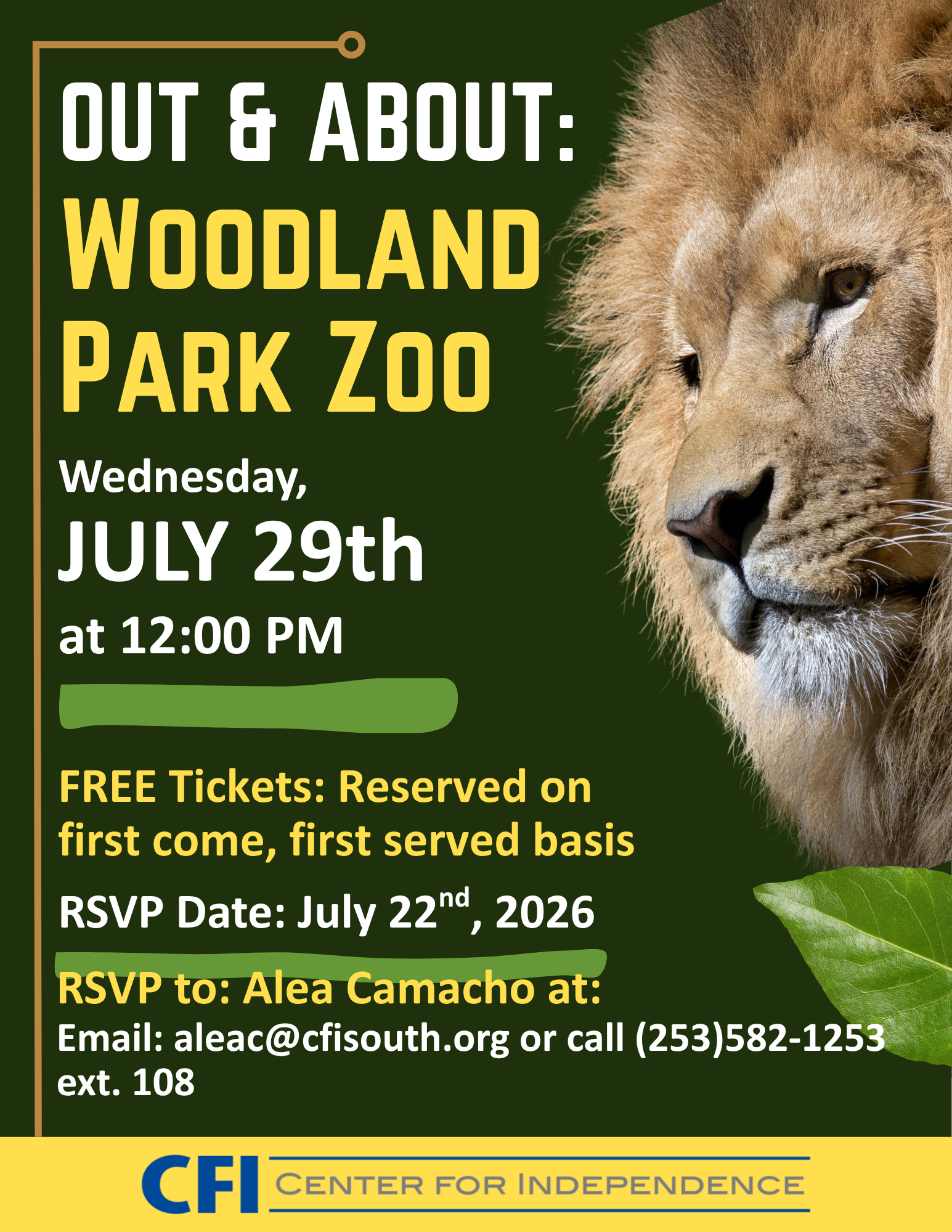 CFI Out and About: Woodland Park Zoo