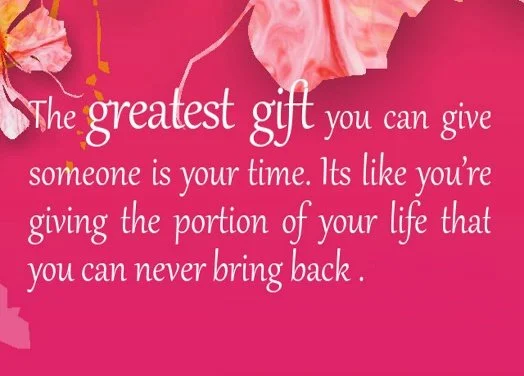 The Gift of Time