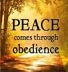 Peace Comes Through Obedience
