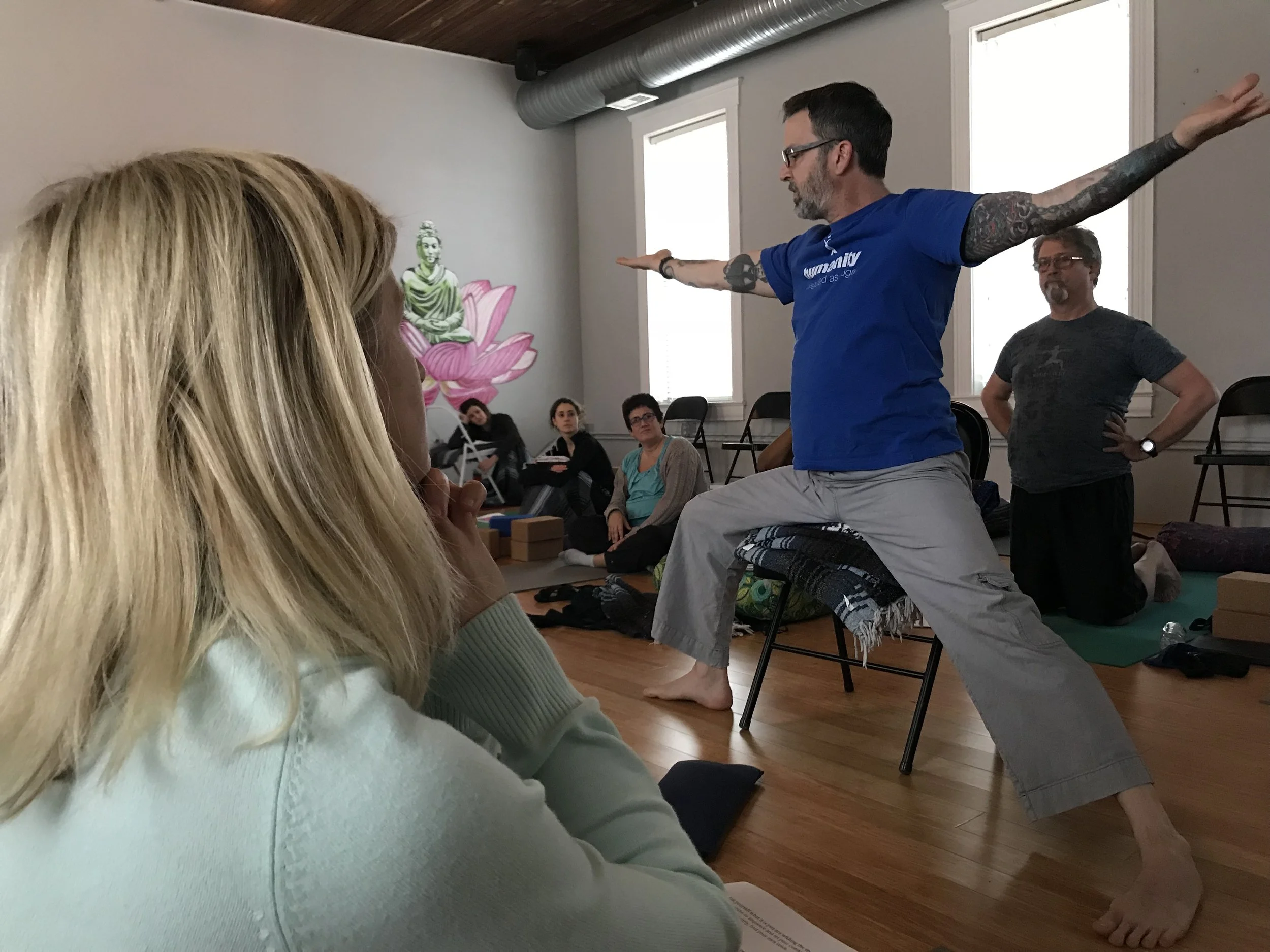  “Chair Yoga: A Workshop for Teachers” 