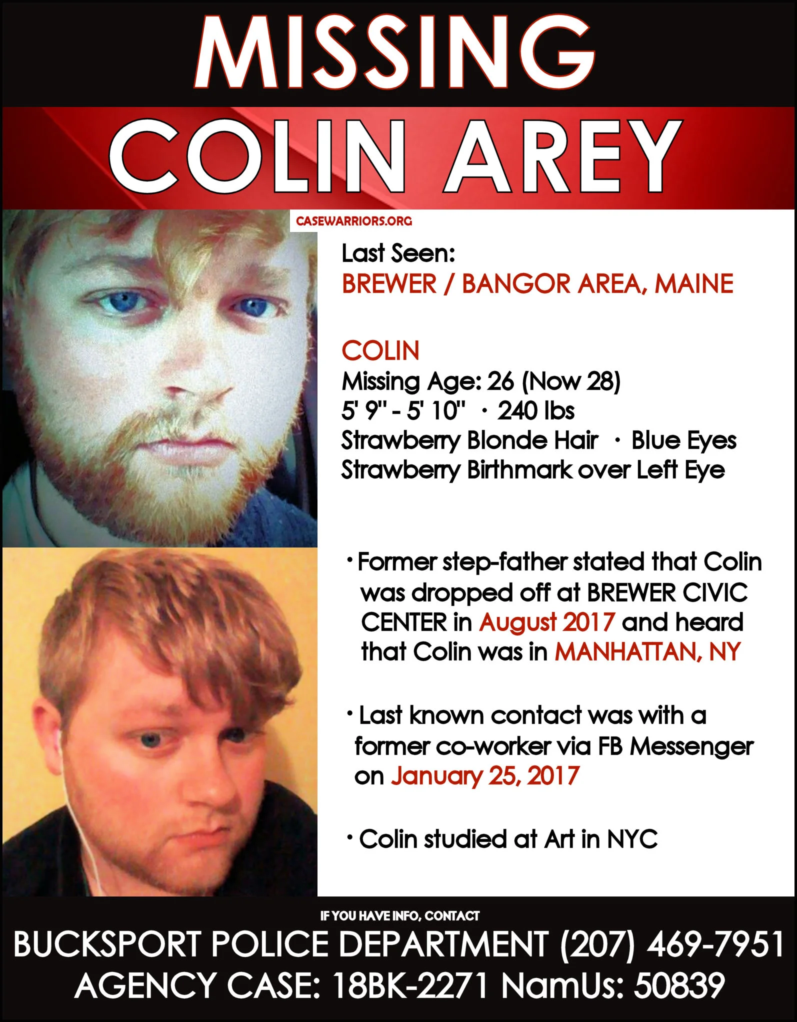 COLIN AREY
