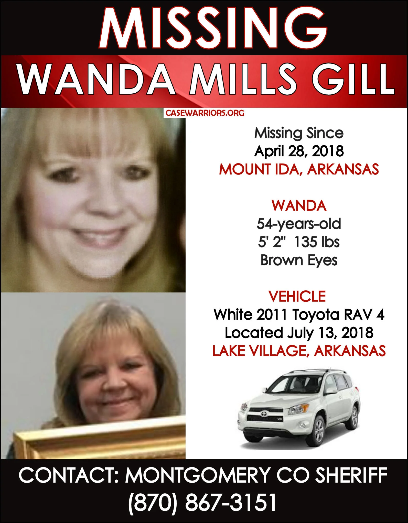 WANDA MILLS GILL