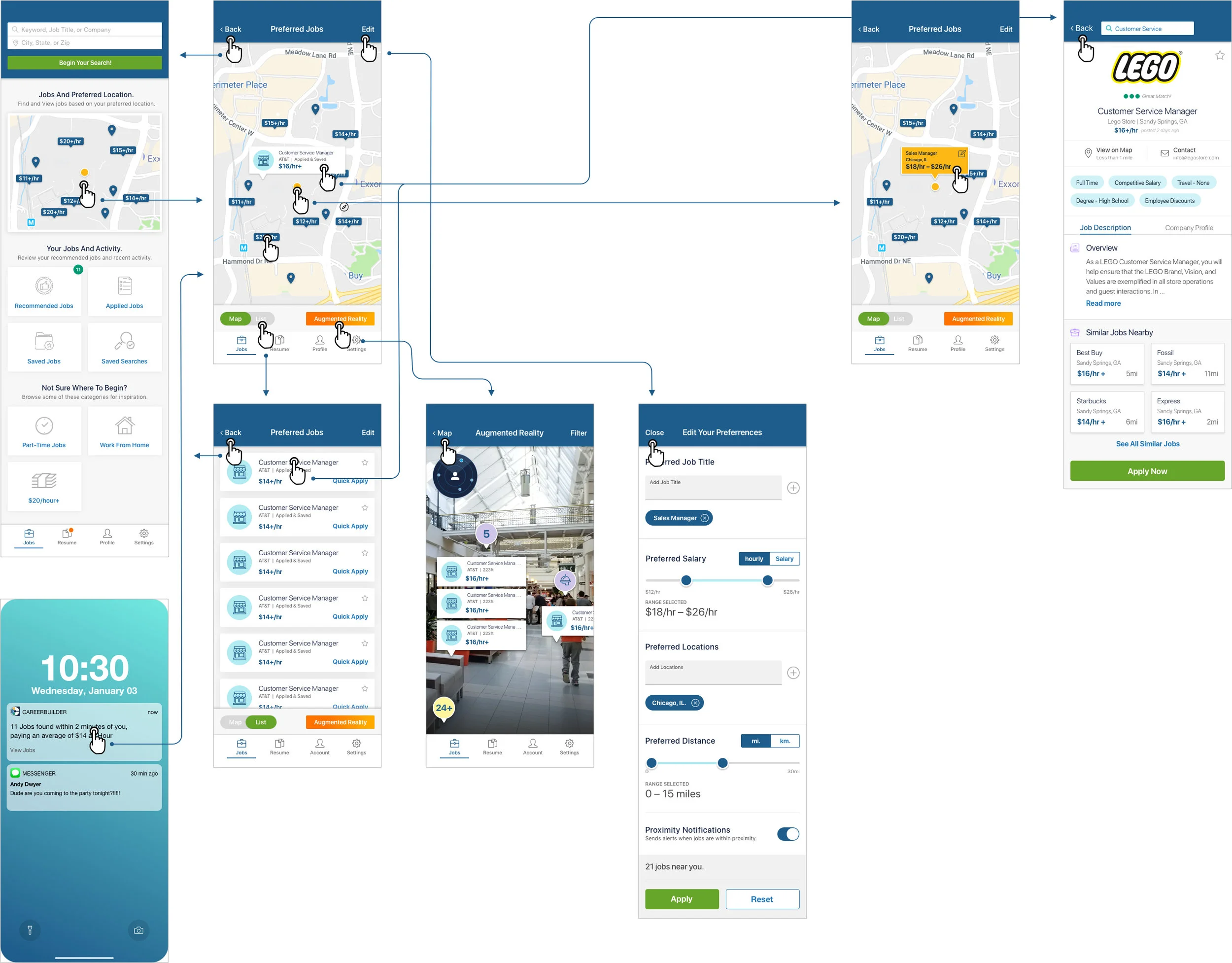 Proximity Map WireFlow