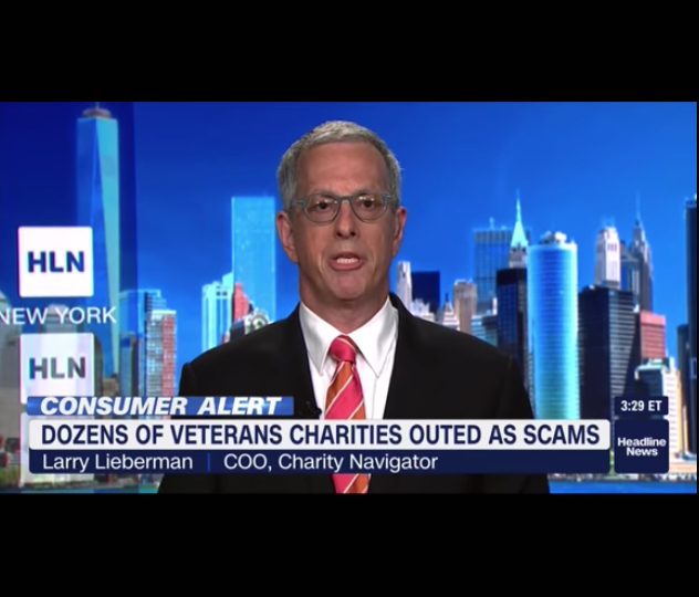 Larry Lieberman Talks Charity Scams + Tips for Donors on HLN