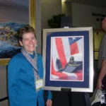 Linda at the Celebration of 30 Years of Women at USNA