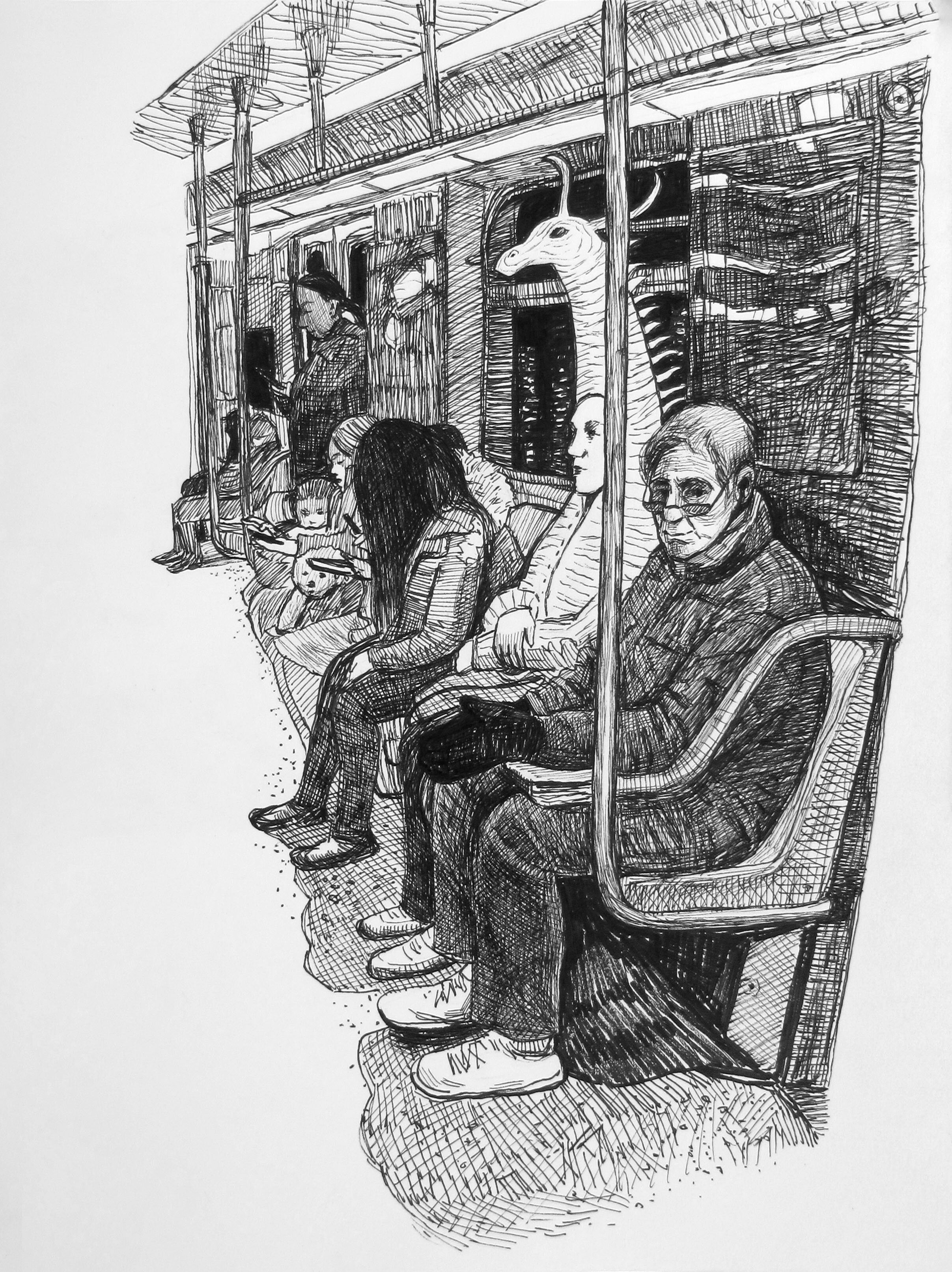 Subway riders