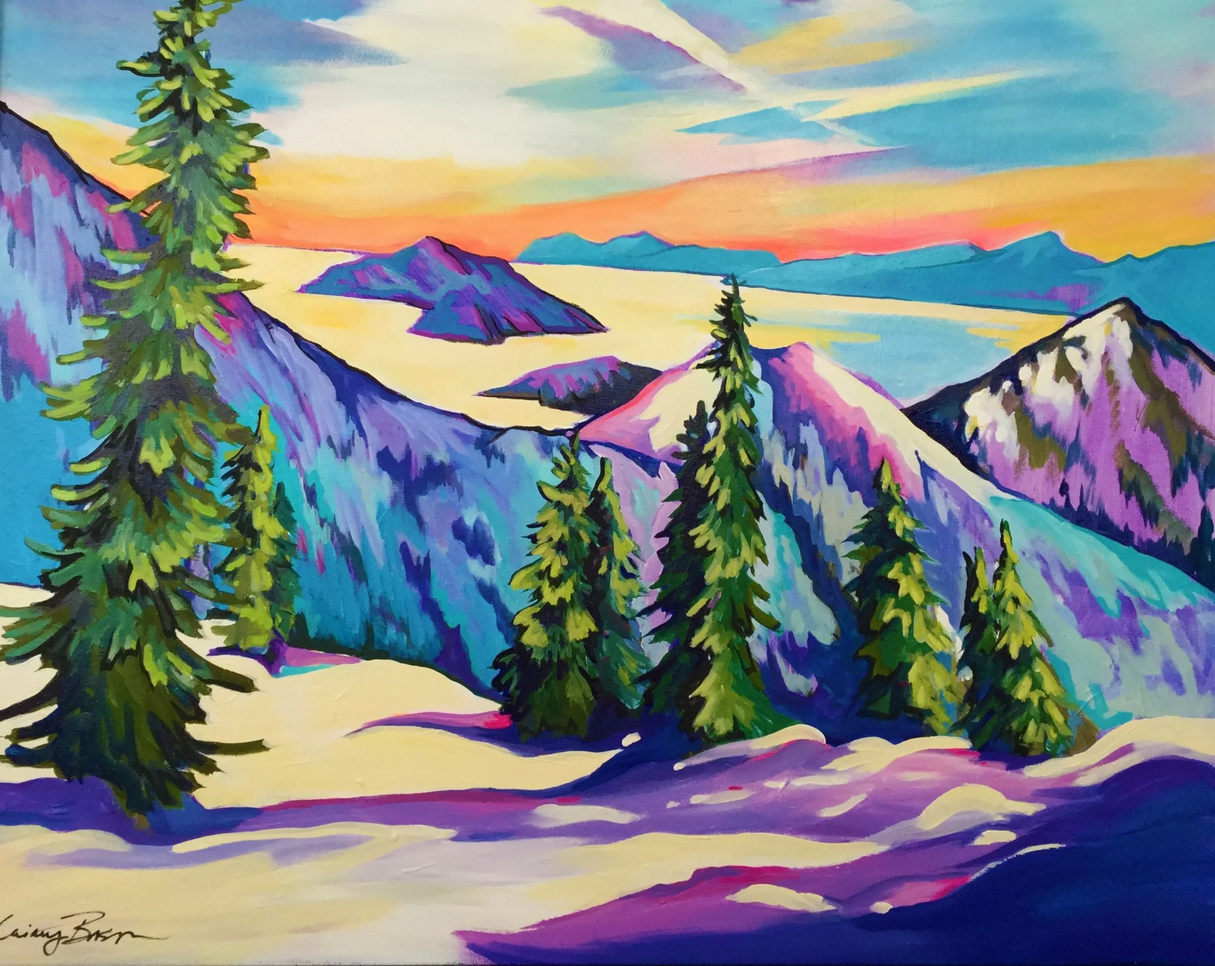 Above The Clouds 36x30