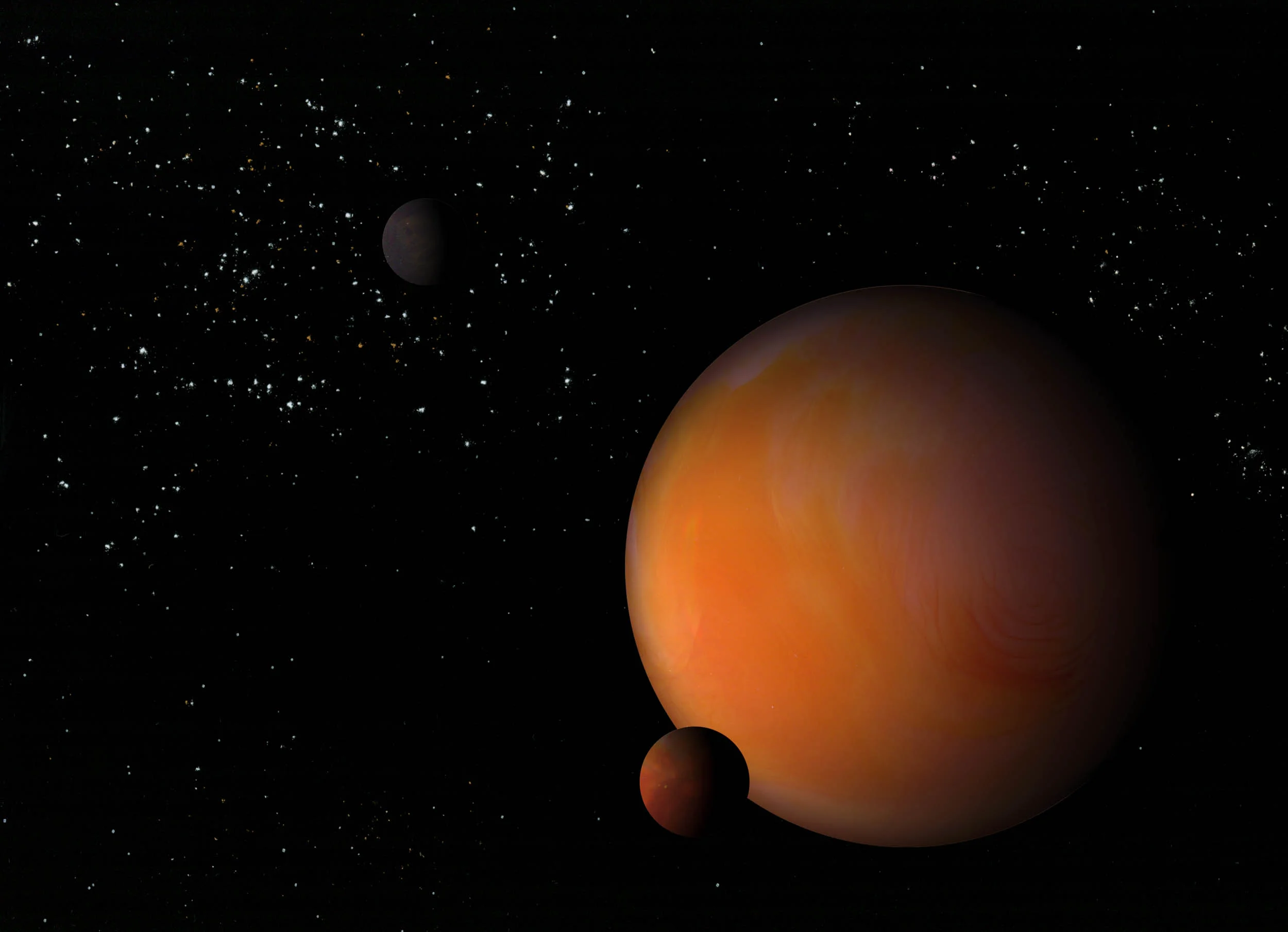 Planet / moons – glasses of half & half, coconut milk, water, food coloring Stars – salt, cinnamon, baking powder, antacid tablets