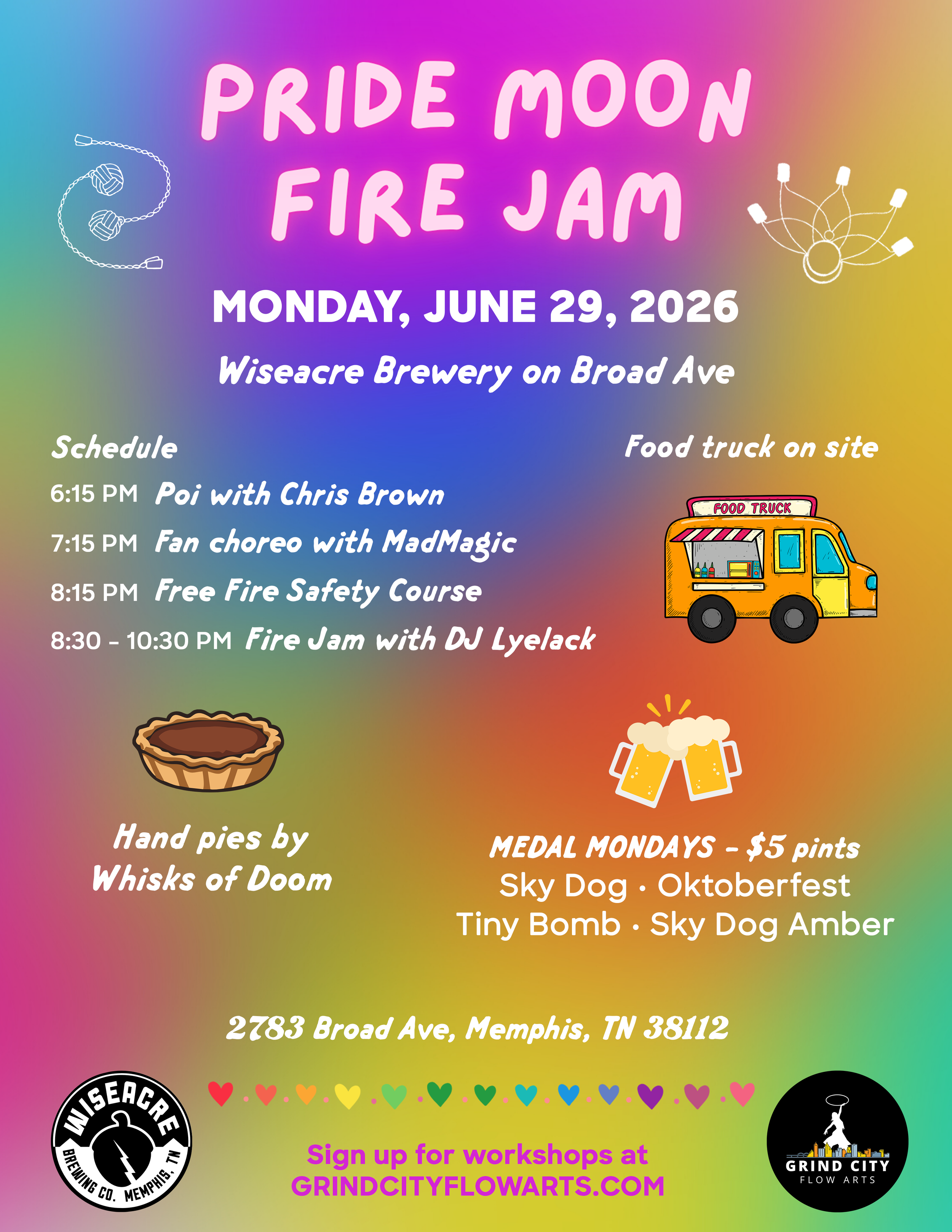 🌕🏳️‍🌈&nbsp;Pride Moon Fire Jam&nbsp;🏳️‍🌈🌕