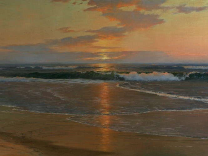 Warren Sheppard, The Quiet Sea , c. 1893 (Detail). Permanent Collection.