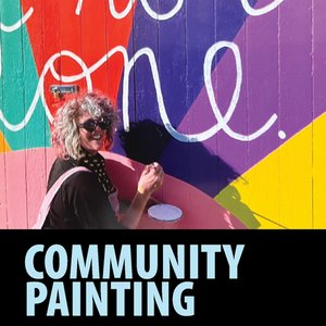 Community Painting with Sarah Johnson of Joy Labs