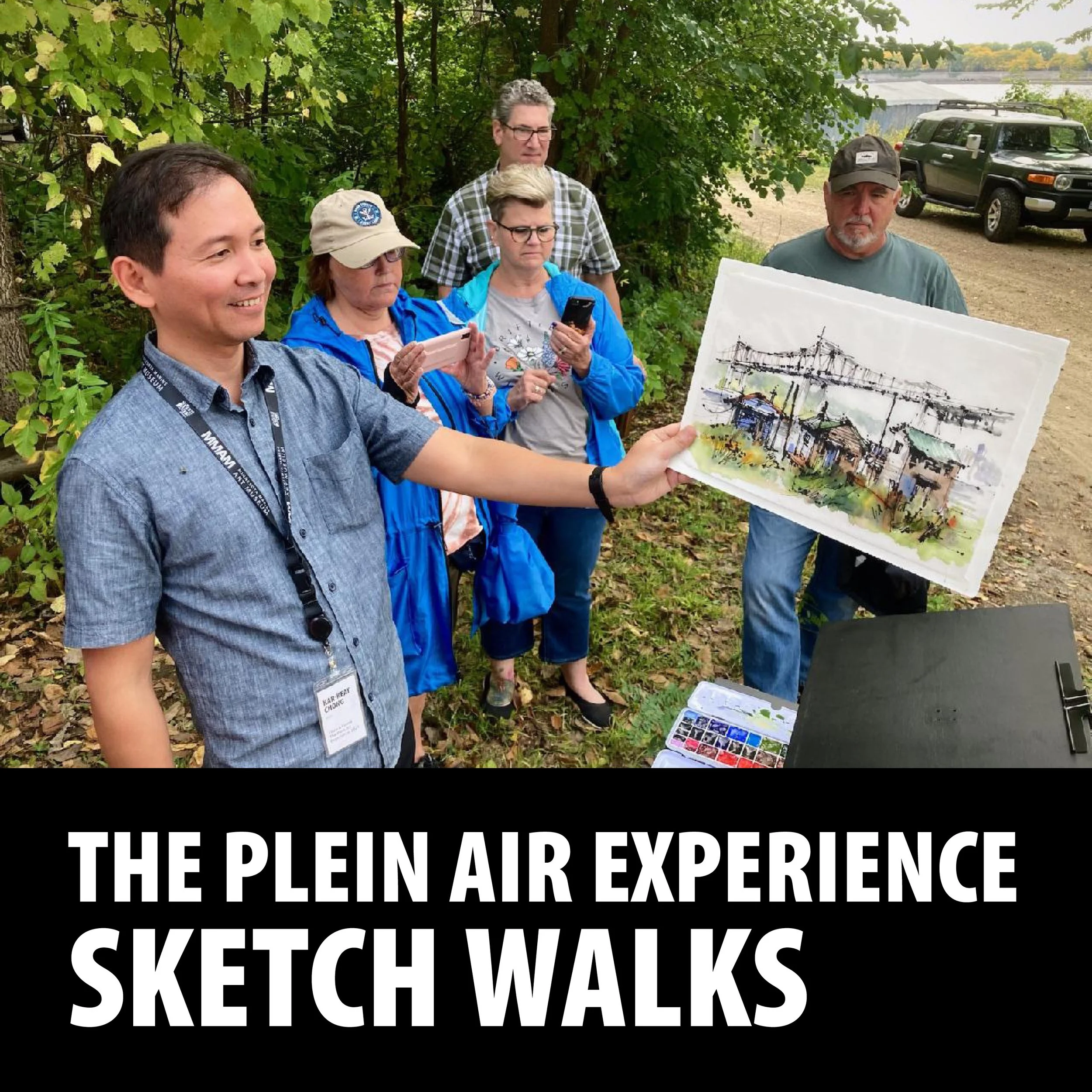Sketching Winona: Sketch Walks and Artist Demonstrations