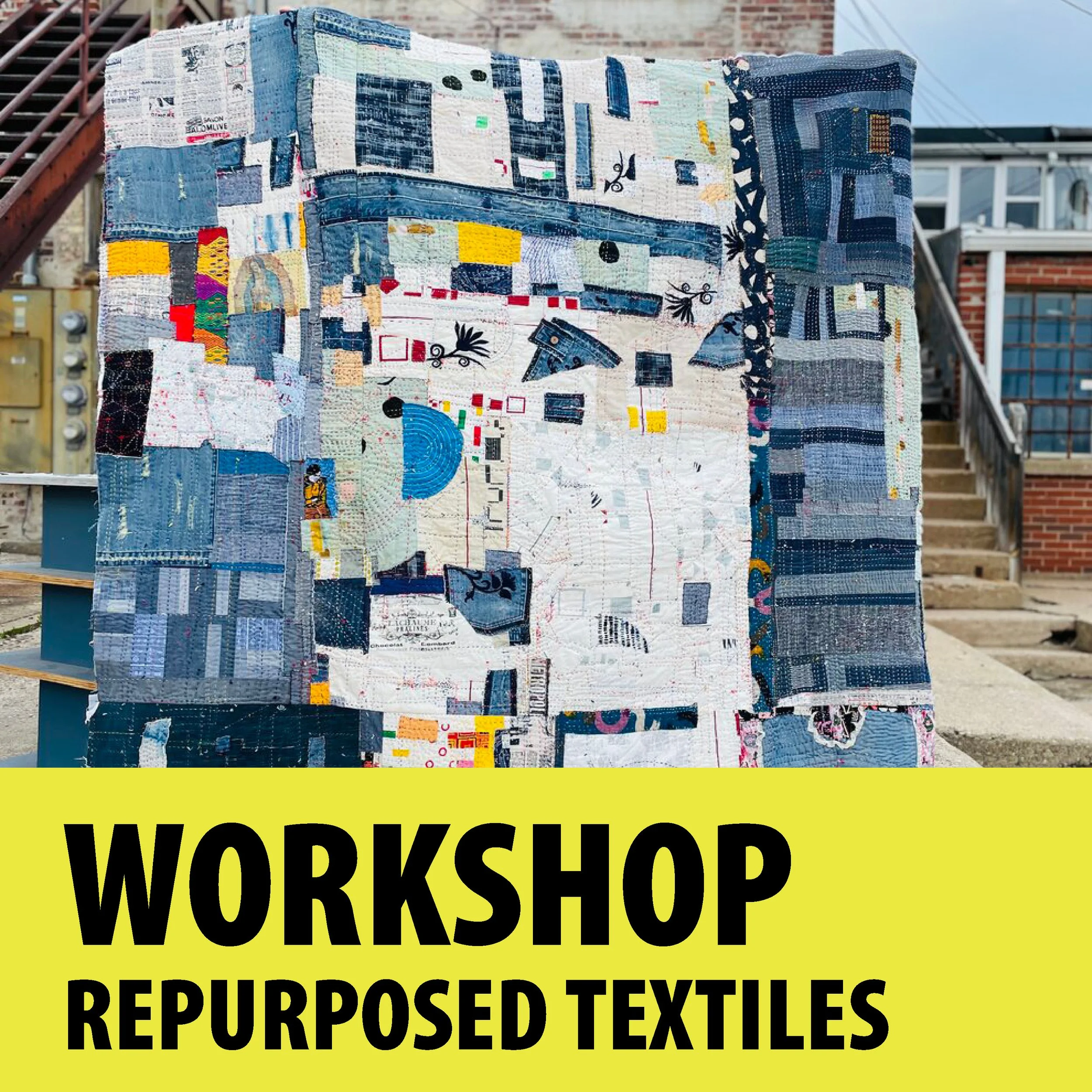 Workshop: Creative Metamorphosis - Repurposed Textiles and the World Around Us with Maday Delgado
