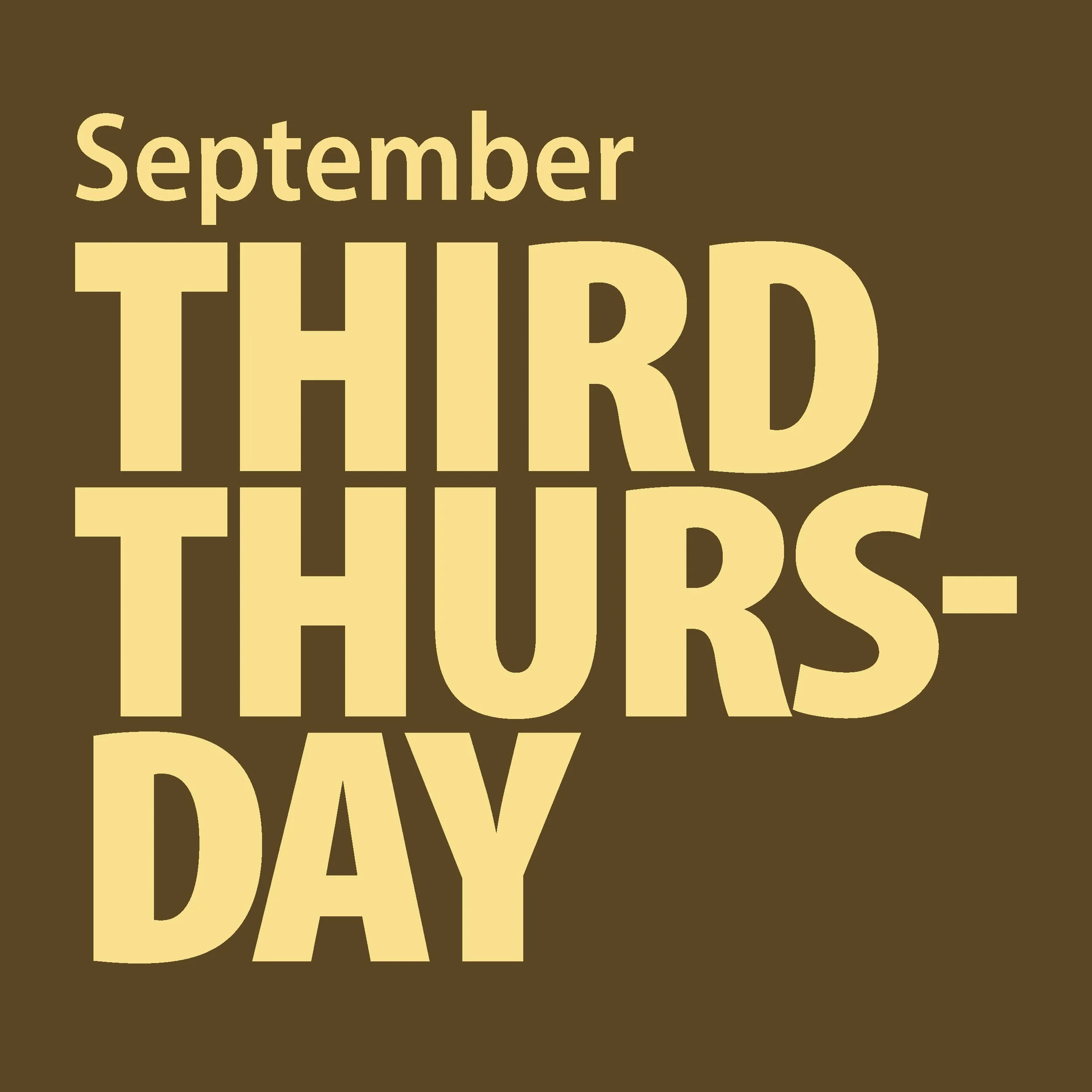 September Third Thursday