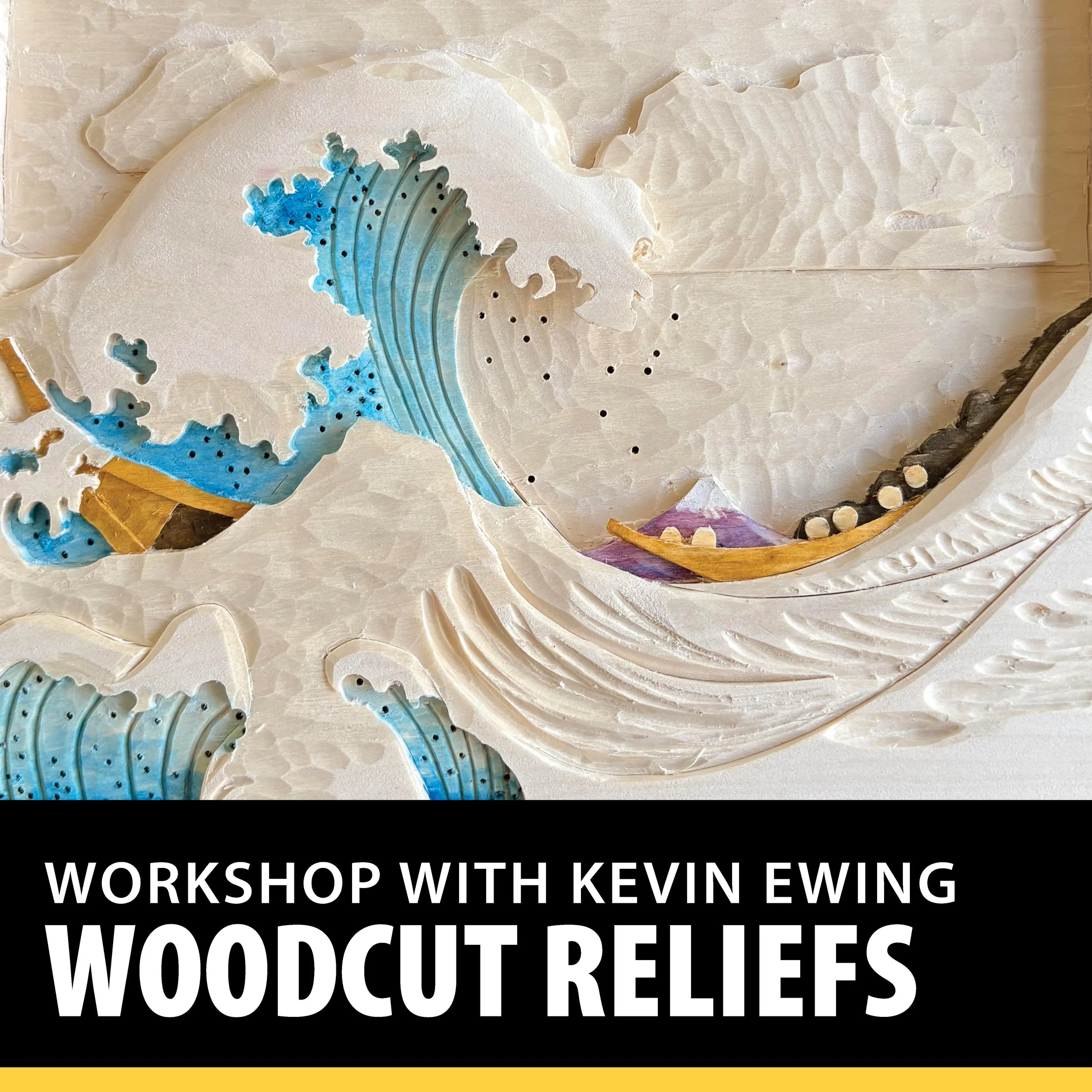 Workshop: Carving Woodcut Reliefs with Kevin Ewing