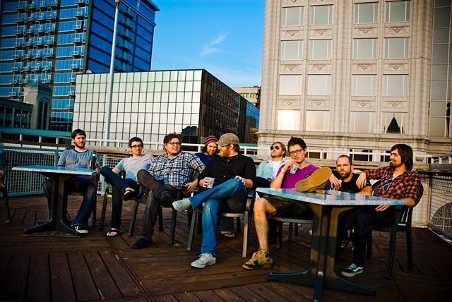 Rooftop shot by @peggphoto before we ALL took to the stage for our &ldquo;final show&rdquo; in 2011.  That was a CRAZY show!