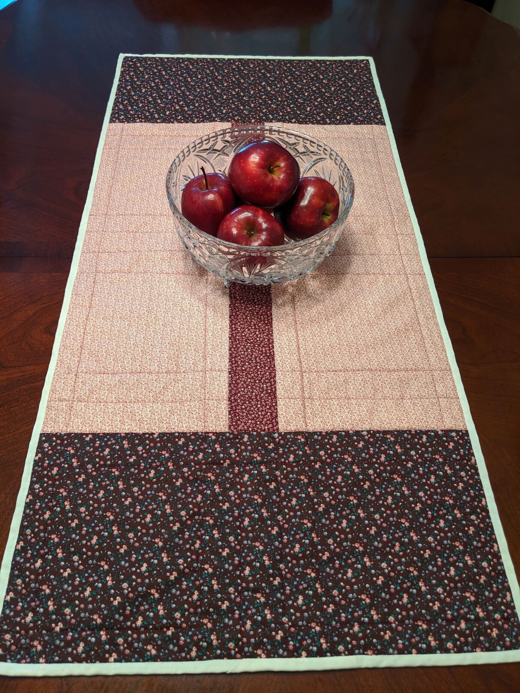 Blue Calico Table Runner