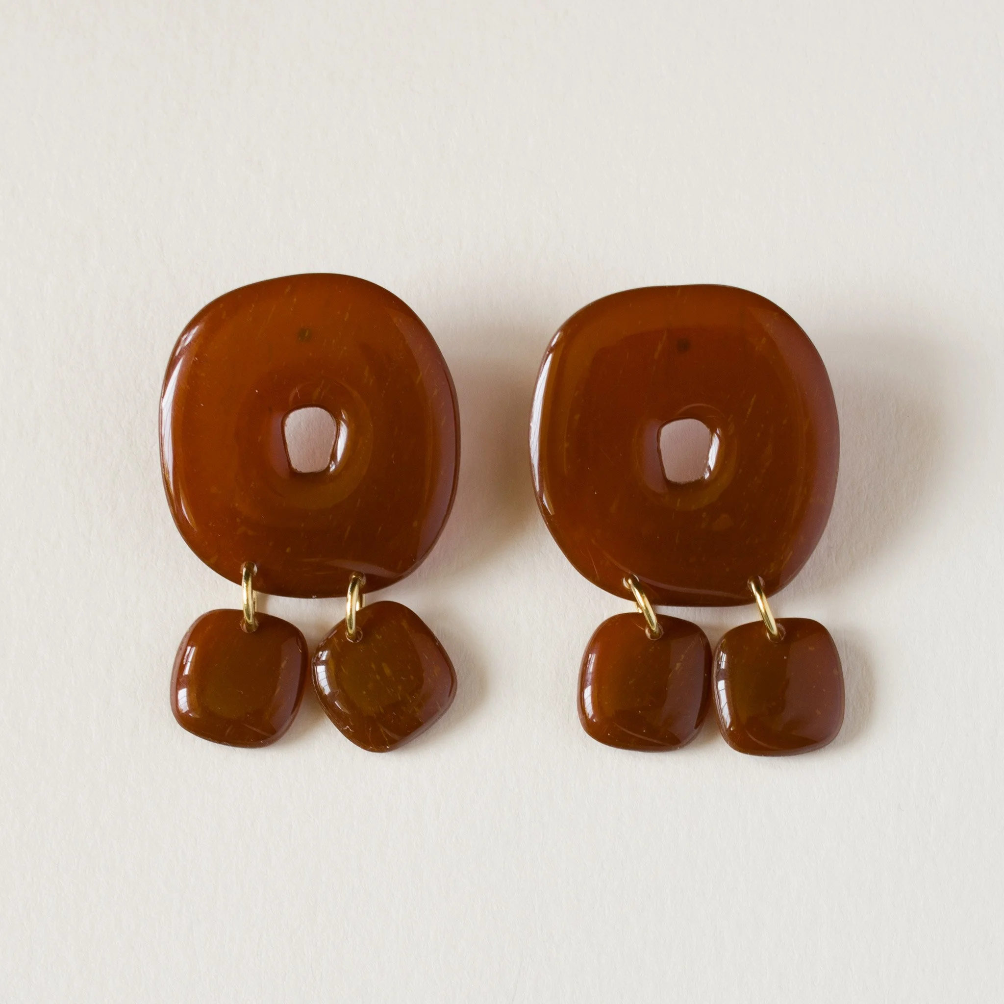 Edie Earrings in Chocolate