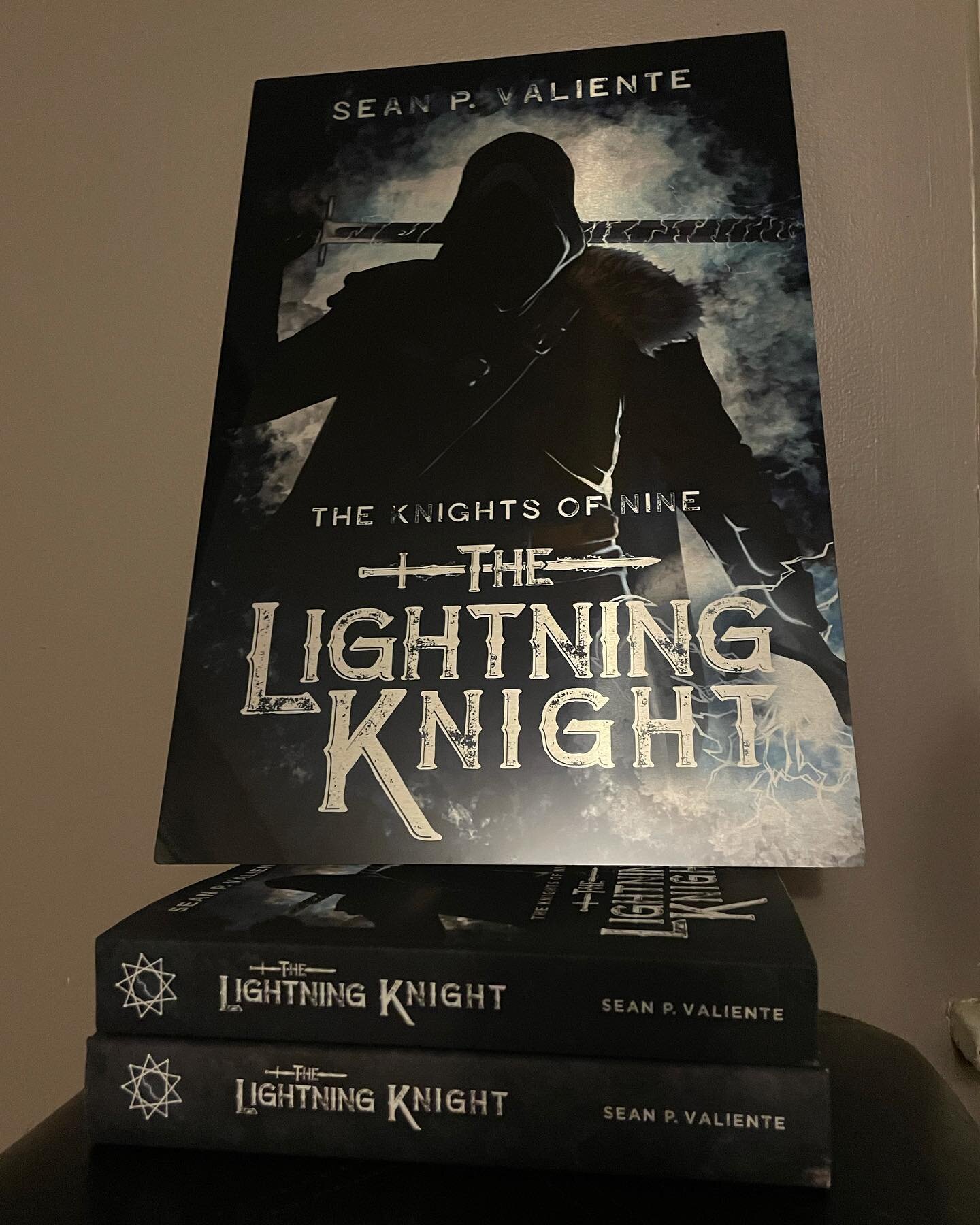 My book cover on as a metal print courtesy of @these.little.wonders and @nicknovaris #thelightningknight