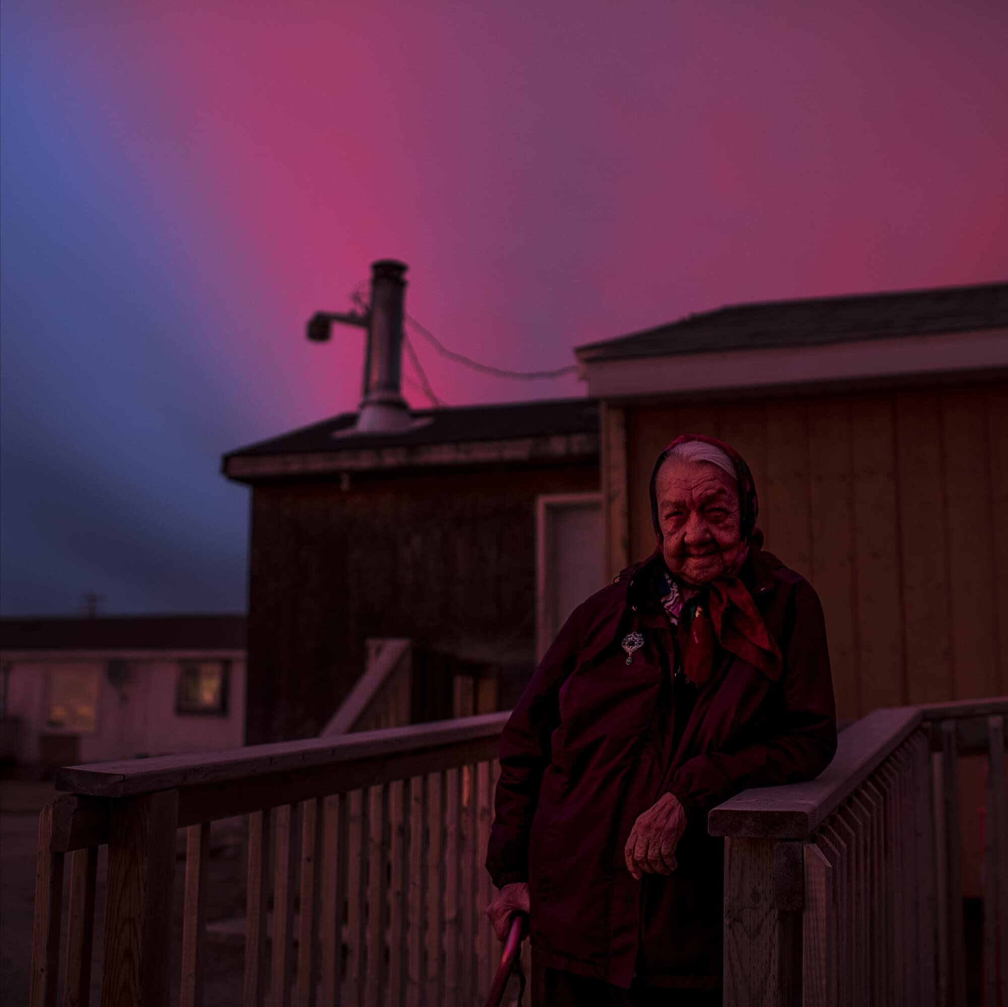 Tataskweyak Cree Nation Elder Betsy Flett stands outside her home in Split Lake. “I have no hope for the future,” she says. “You won’t be able to live here cause it’s gonna flood. It’s already flooded where our loved ones rest. I tell my kids, ‘When…