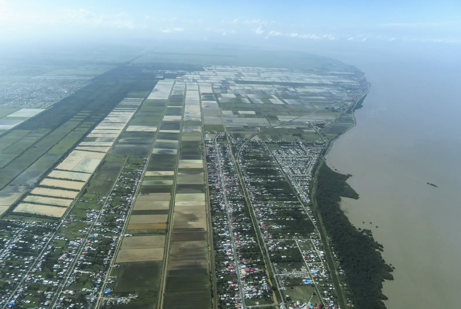 Georgetown, Guyana’s capital and the country’s largest city, sits on the edge of the Atlantic Ocean. Credit: Dan Sloan, CC BY-SA 2.0