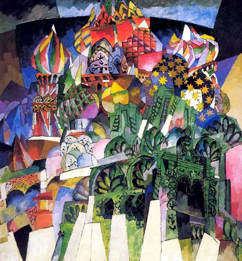 Aristarkh Lentulov's Basil the Blessed (1913)