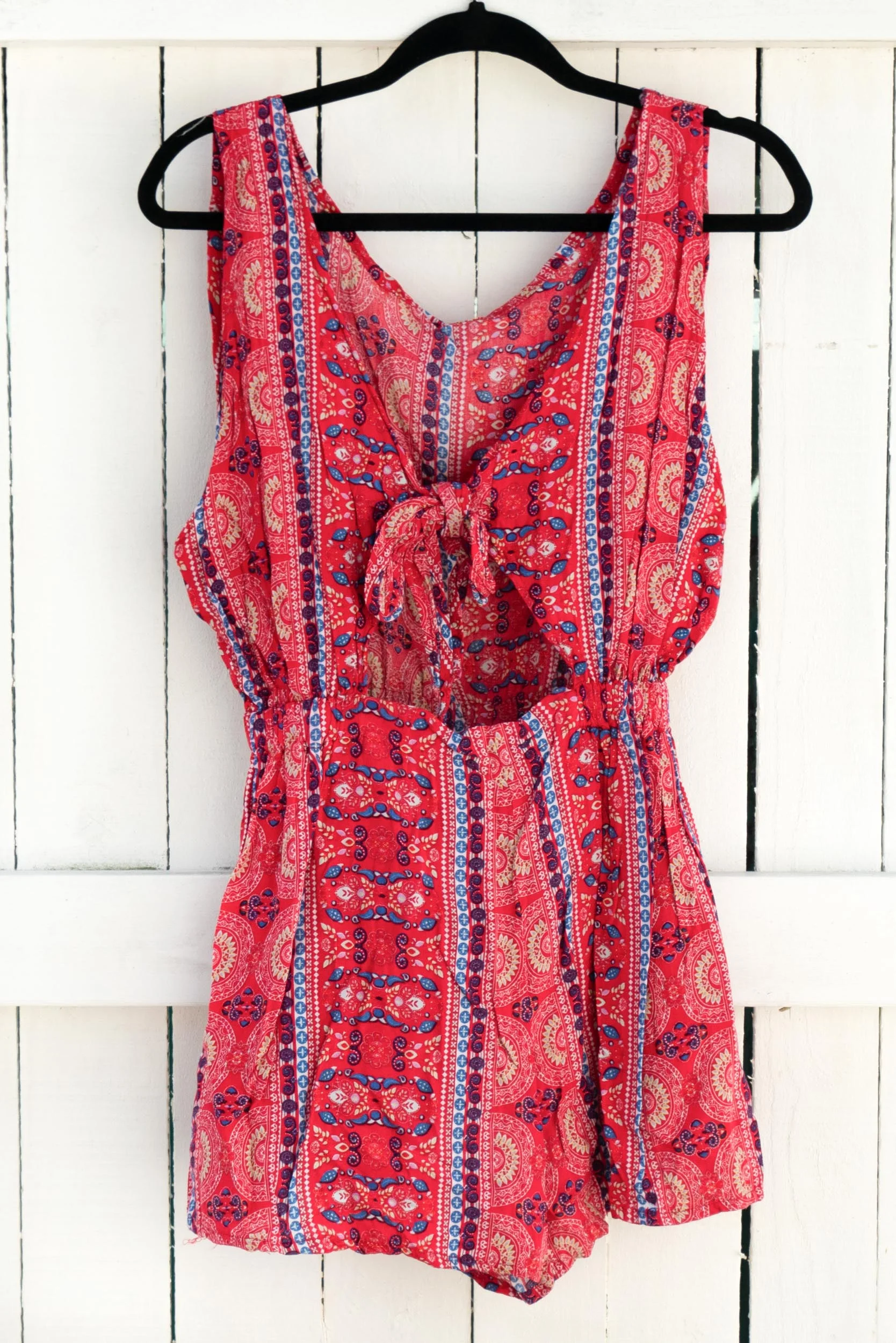 Cut-Out Romper — Bali Colors