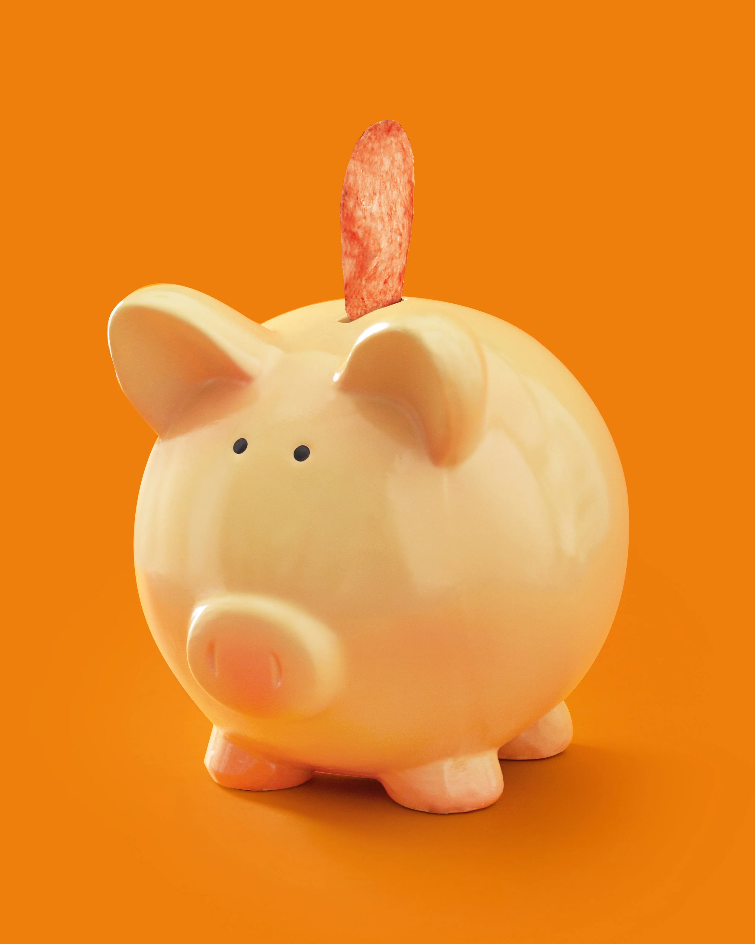 Cute & colorful piggy bank used to reference the importance of bank accounts.
