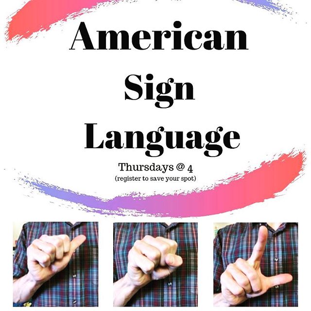Free ASL starting in September (Sign Up Now!) #sebteens @sebastopol_library